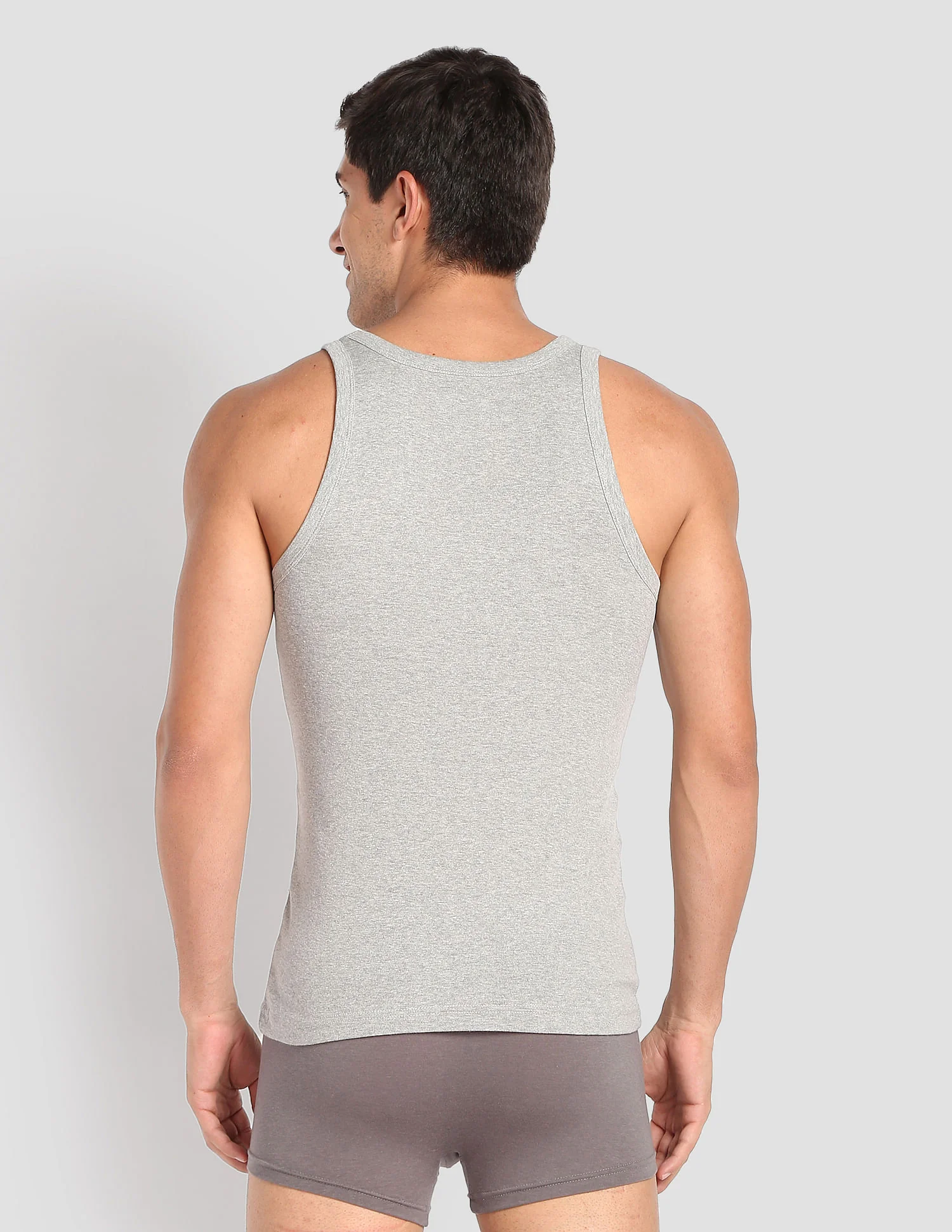 Pure Cotton Ribbed EV006 Vest - Pack Of 1 - Image 5