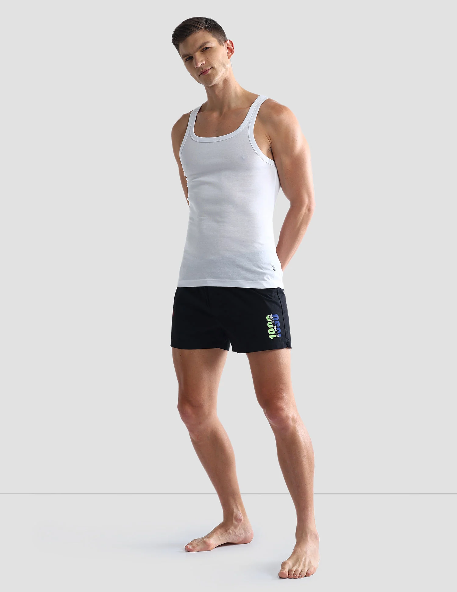 Pure Cotton Ribbed EV006 Vest - Pack Of 2 - Image 4