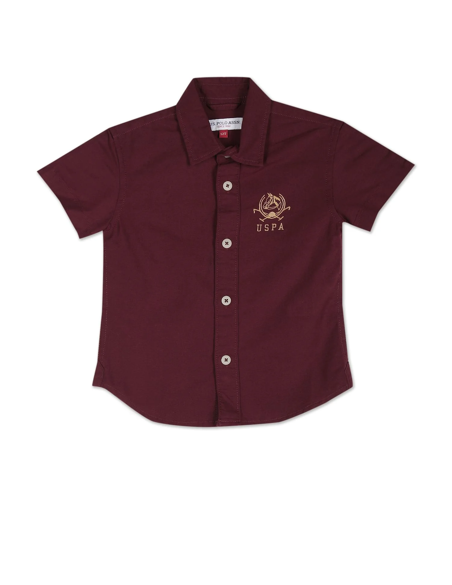 Pure Cotton Solid Causal Shirt