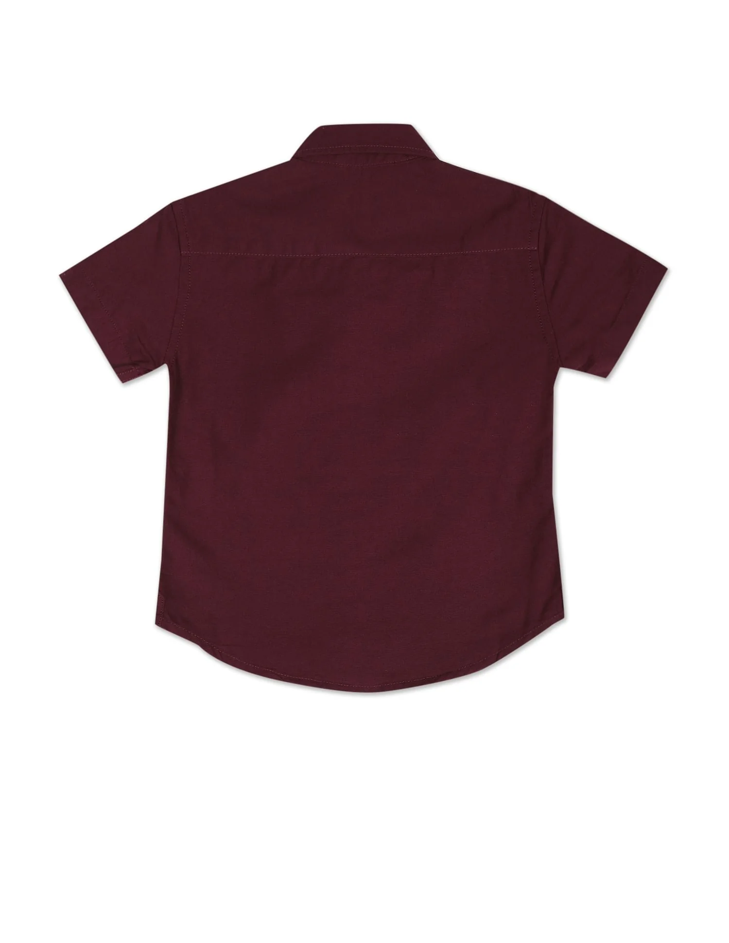Pure Cotton Solid Causal Shirt - Image 2