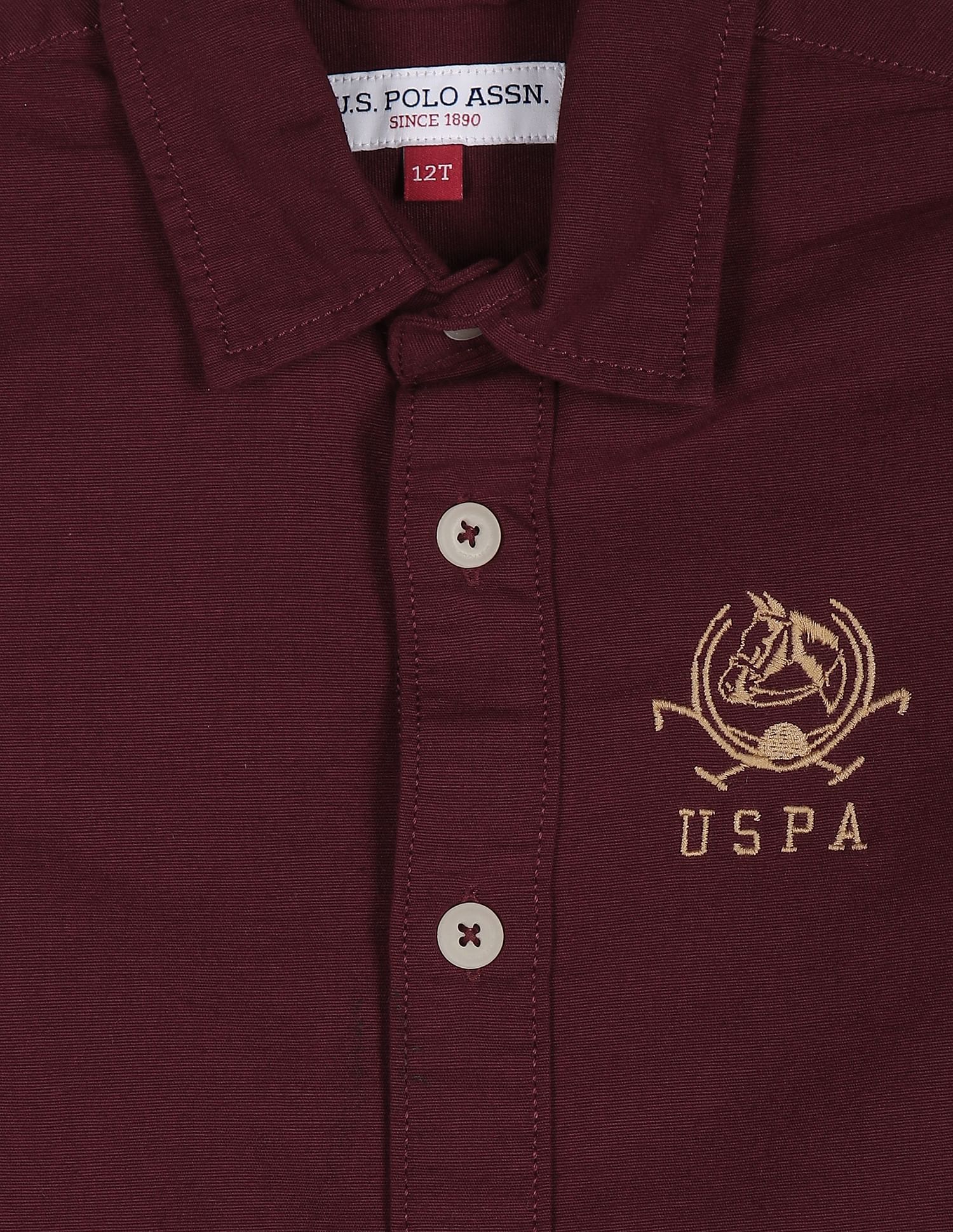 Pure Cotton Solid Causal Shirt - Image 3