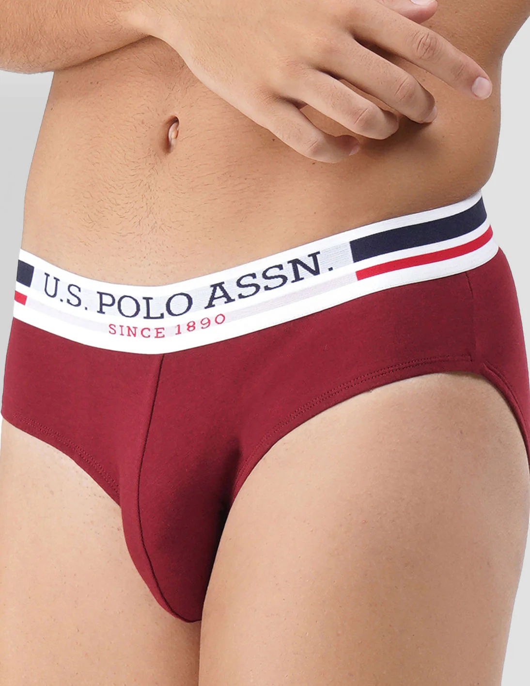 Pure Cotton Solid I006 Briefs - Pack Of 2 - Image 2