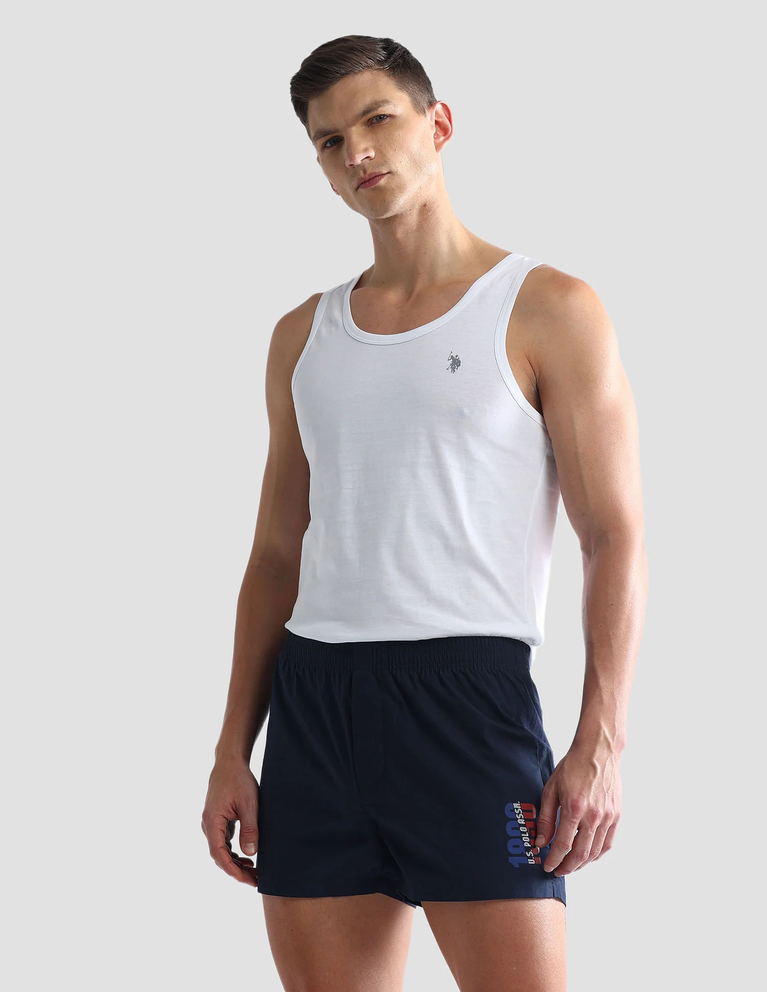 Pure Cotton Solid OEX03 Boxers - Pack Of 1
