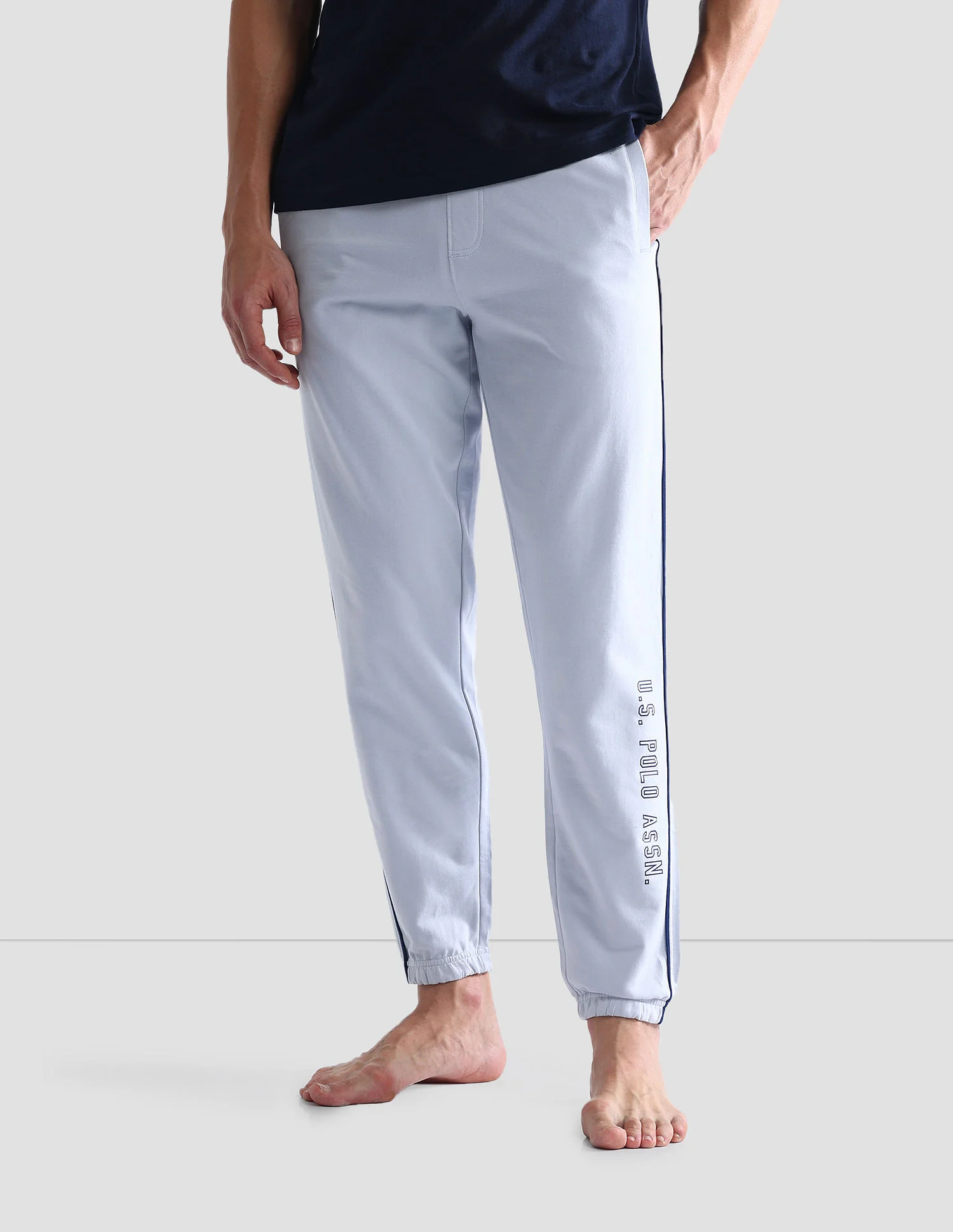 Pure Cotton Solid OJ003 Joggers - Pack Of 1