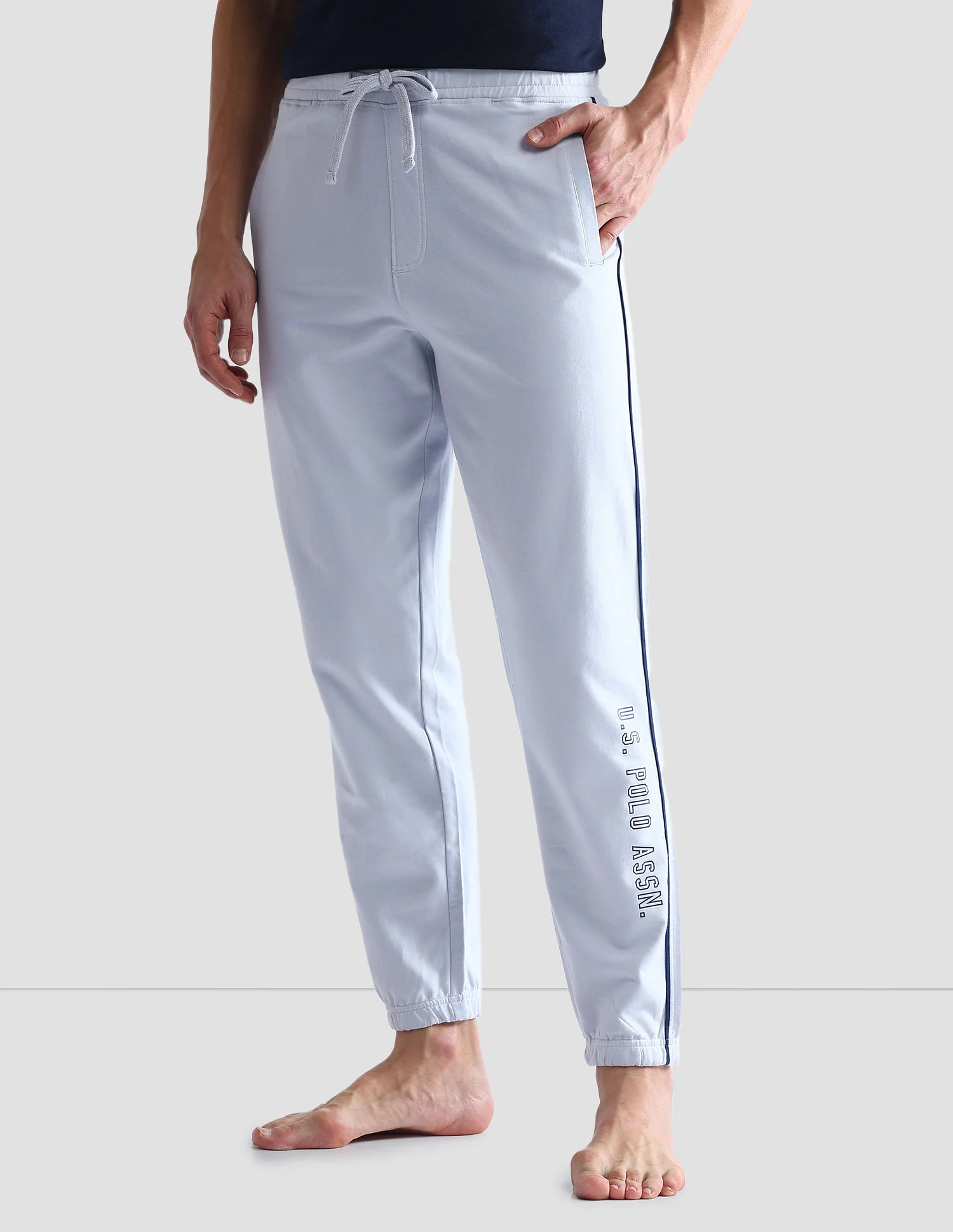 Pure Cotton Solid OJ003 Joggers - Pack Of 1 - Image 6