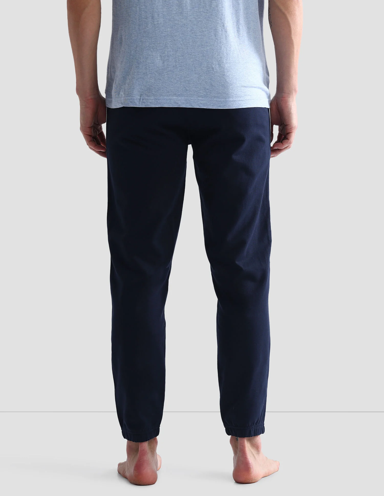 Pure Cotton Solid OJ003 Joggers - Pack Of 1 - Image 5