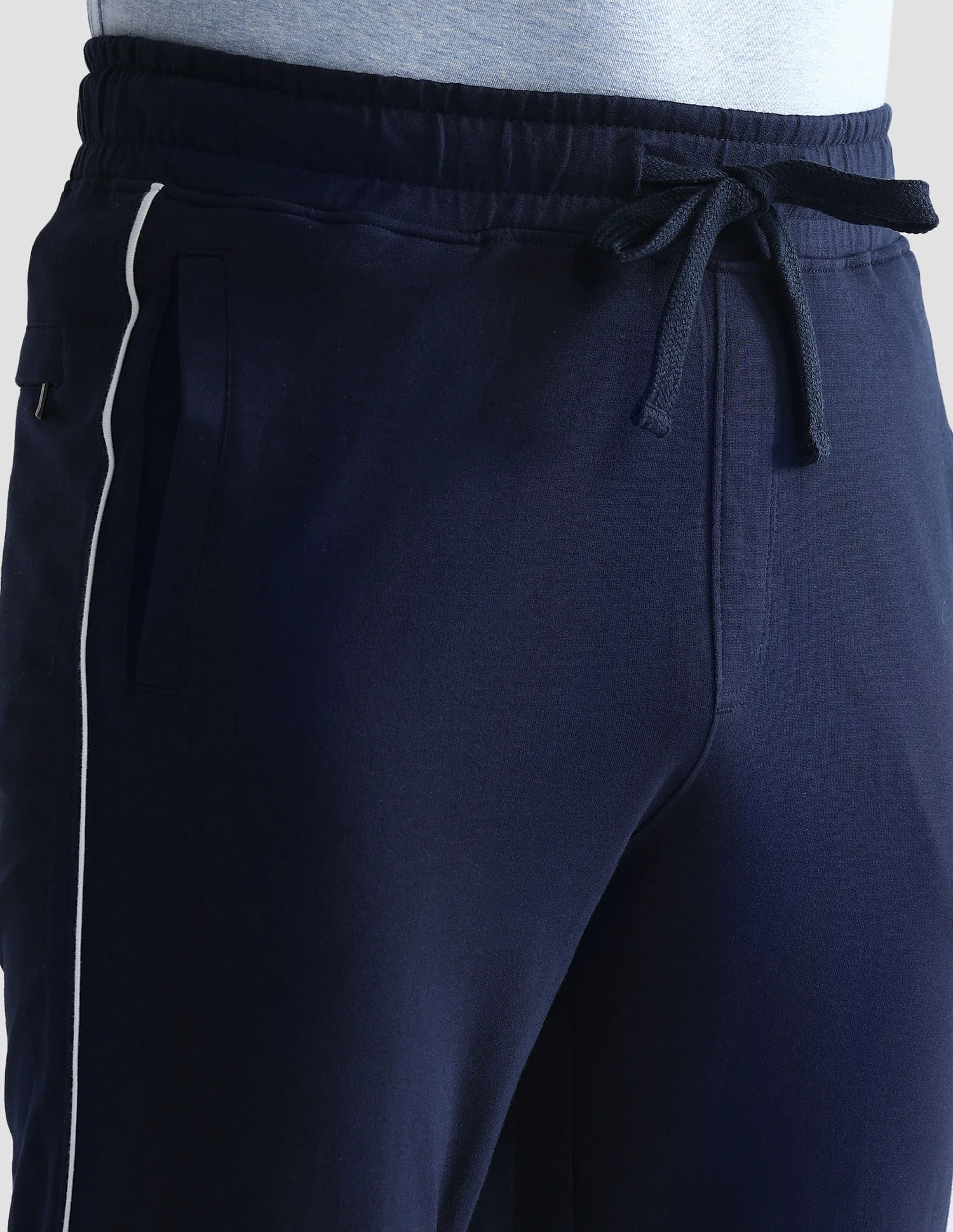 Pure Cotton Solid OJ003 Joggers - Pack Of 1 - Image 7