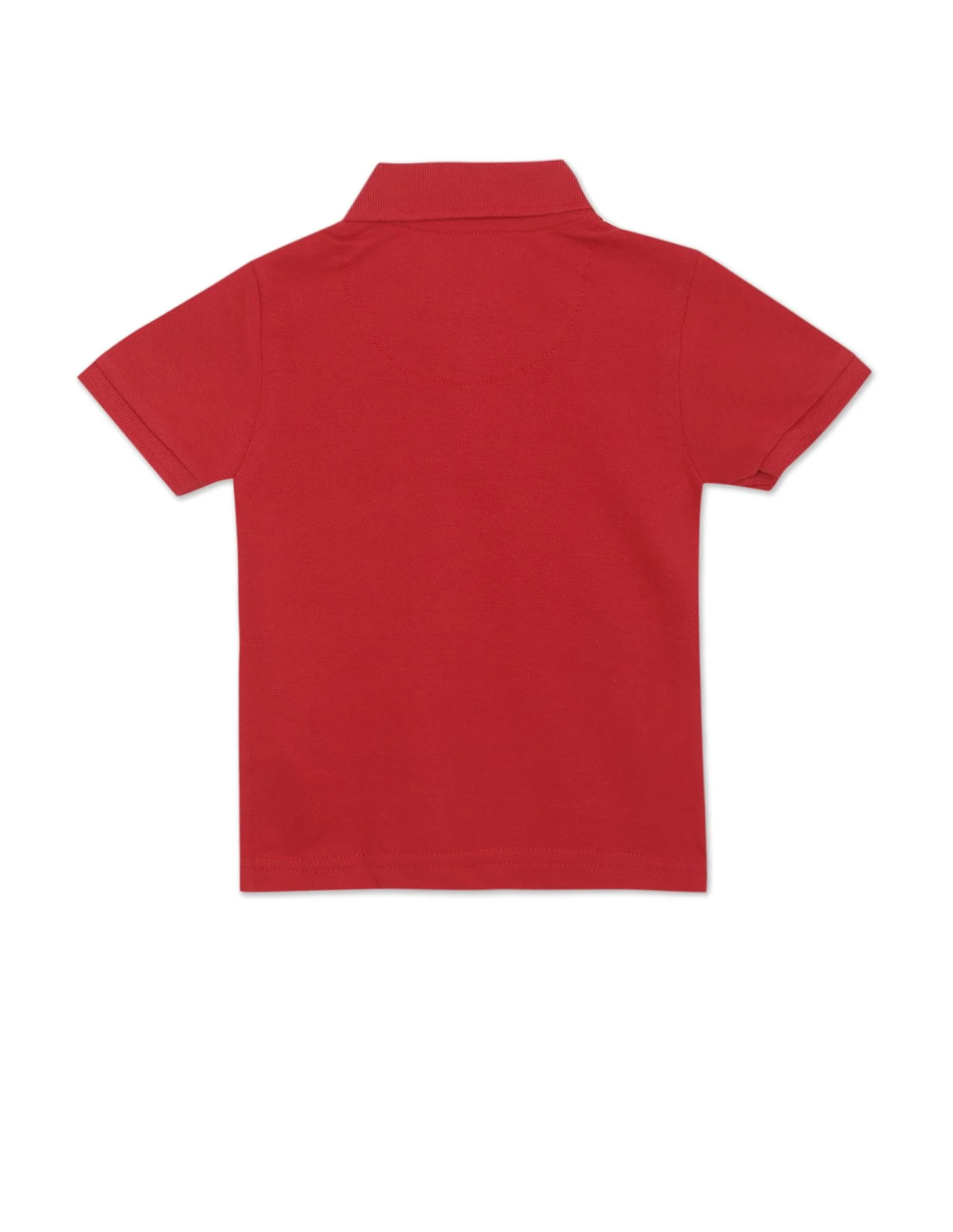 Pure Cotton Solid Pique Polo Shirt - Image 2