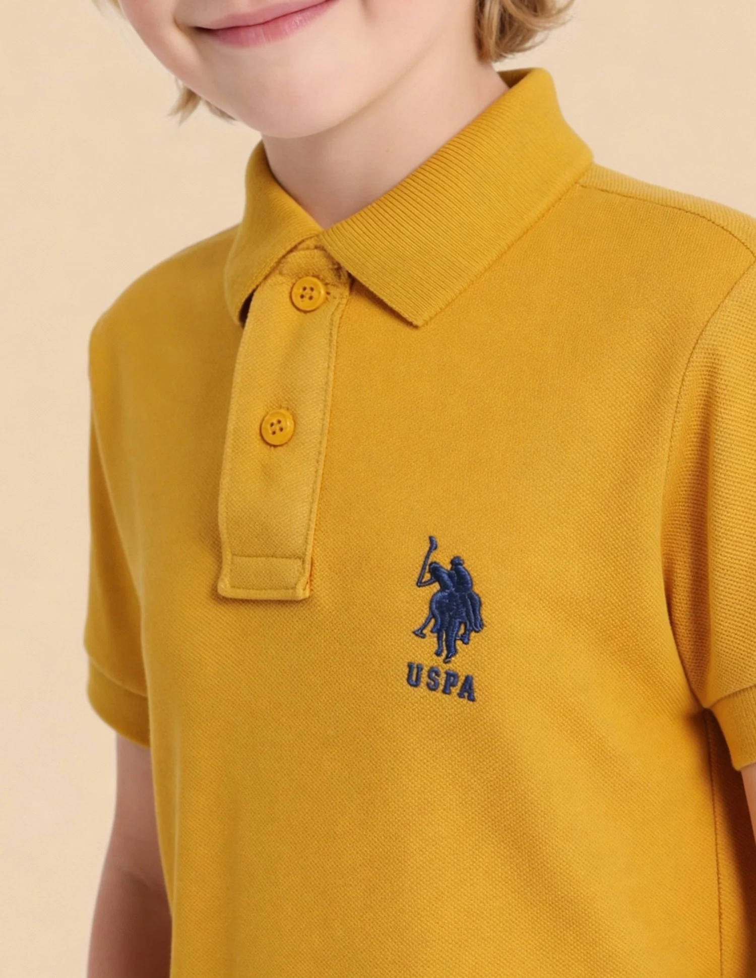 Pure Cotton Solid Polo Shirt - Image 6