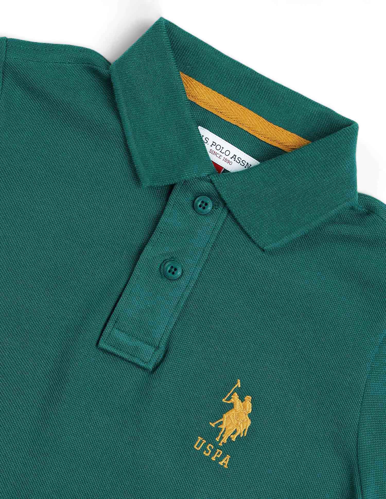 Pure Cotton Solid Polo Shirt - Image 8