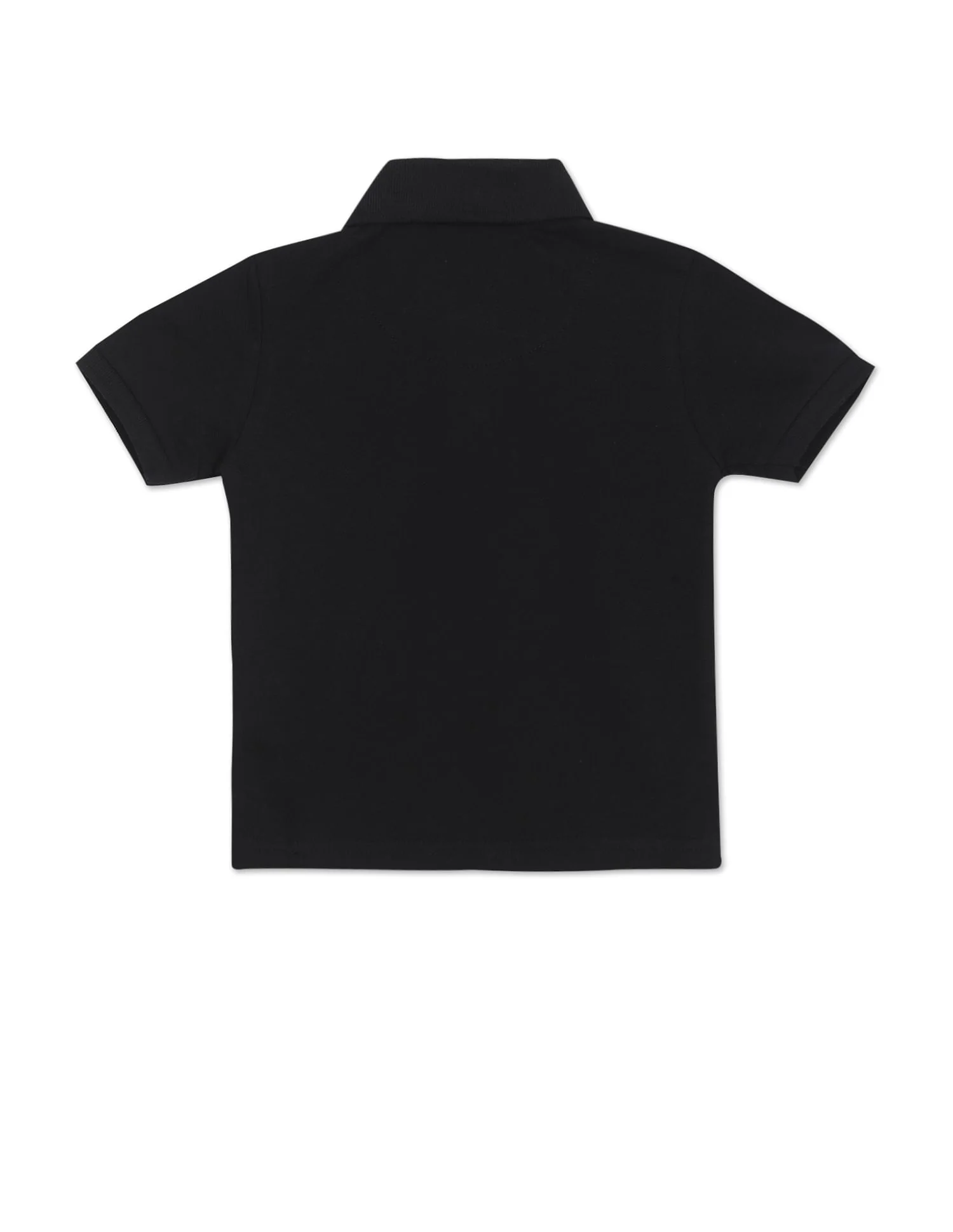 Pure Cotton Solid Polo Shirt - Image 2