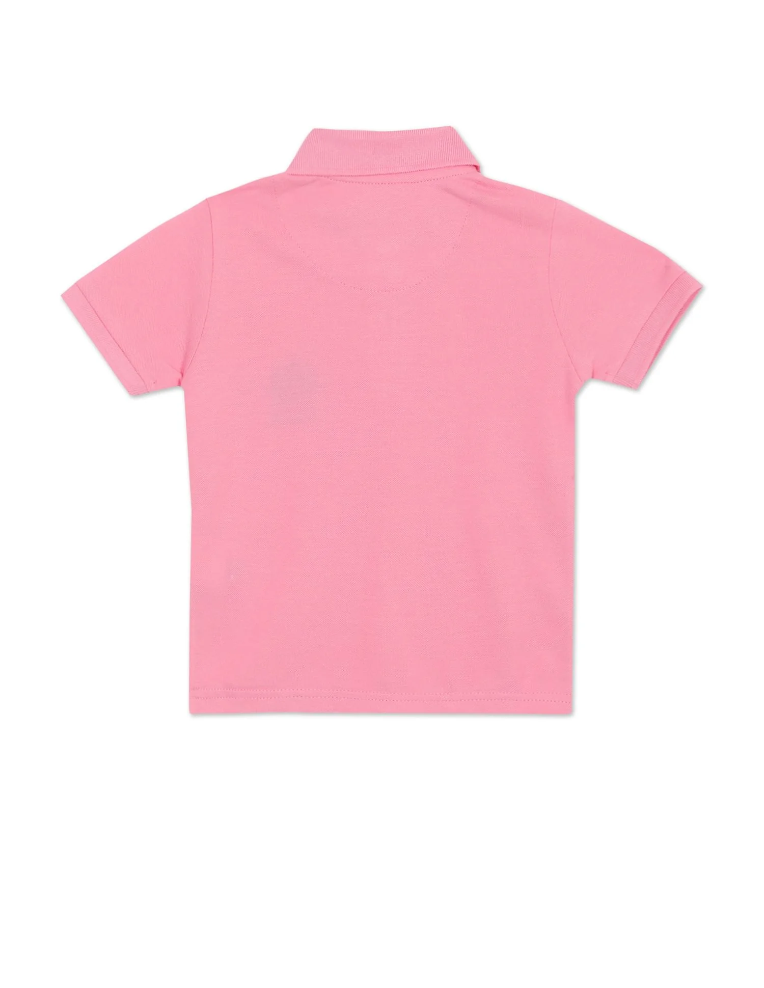 Pure Cotton Solid Polo Shirt - Image 2