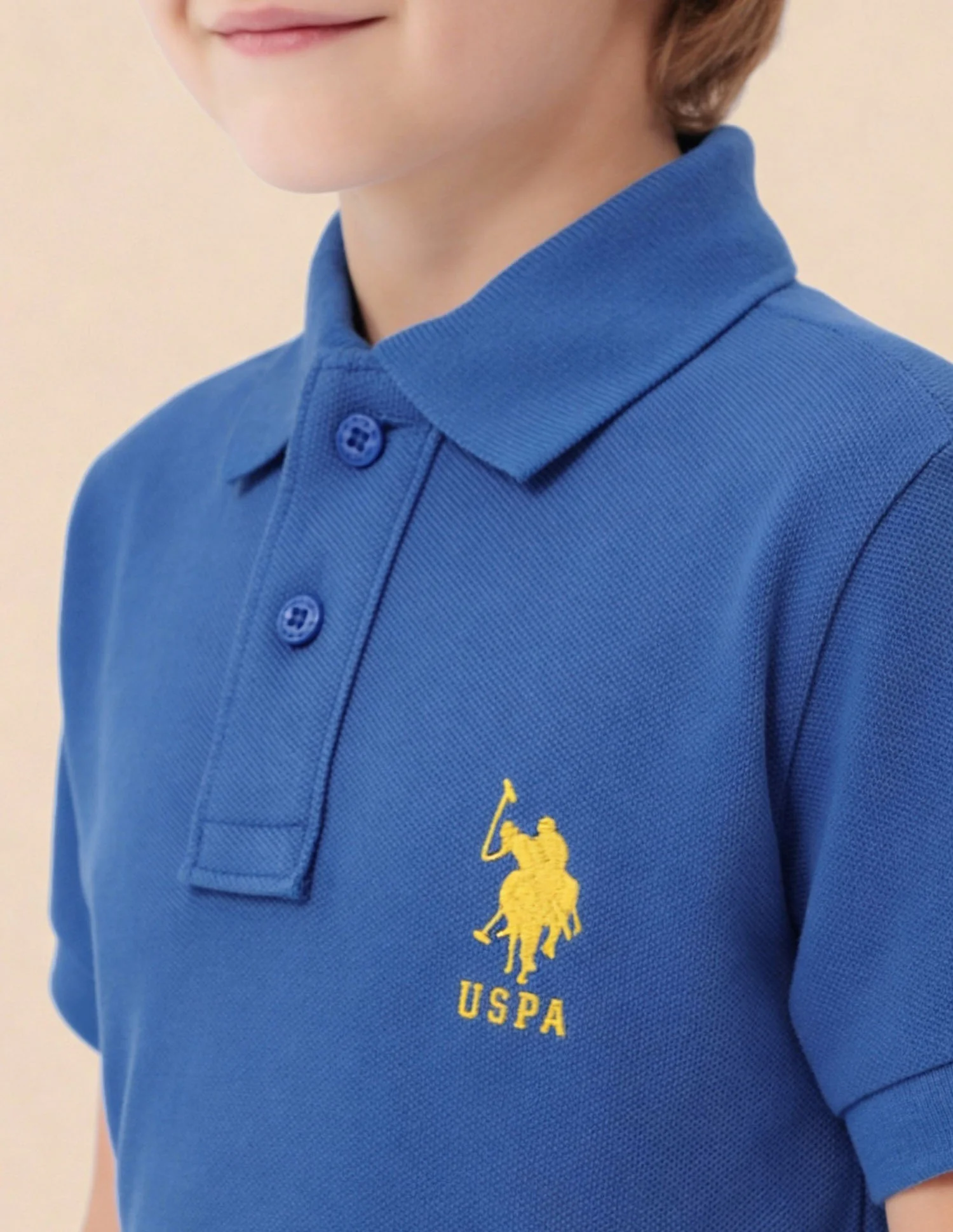 Pure Cotton Solid Polo Shirt - Image 6