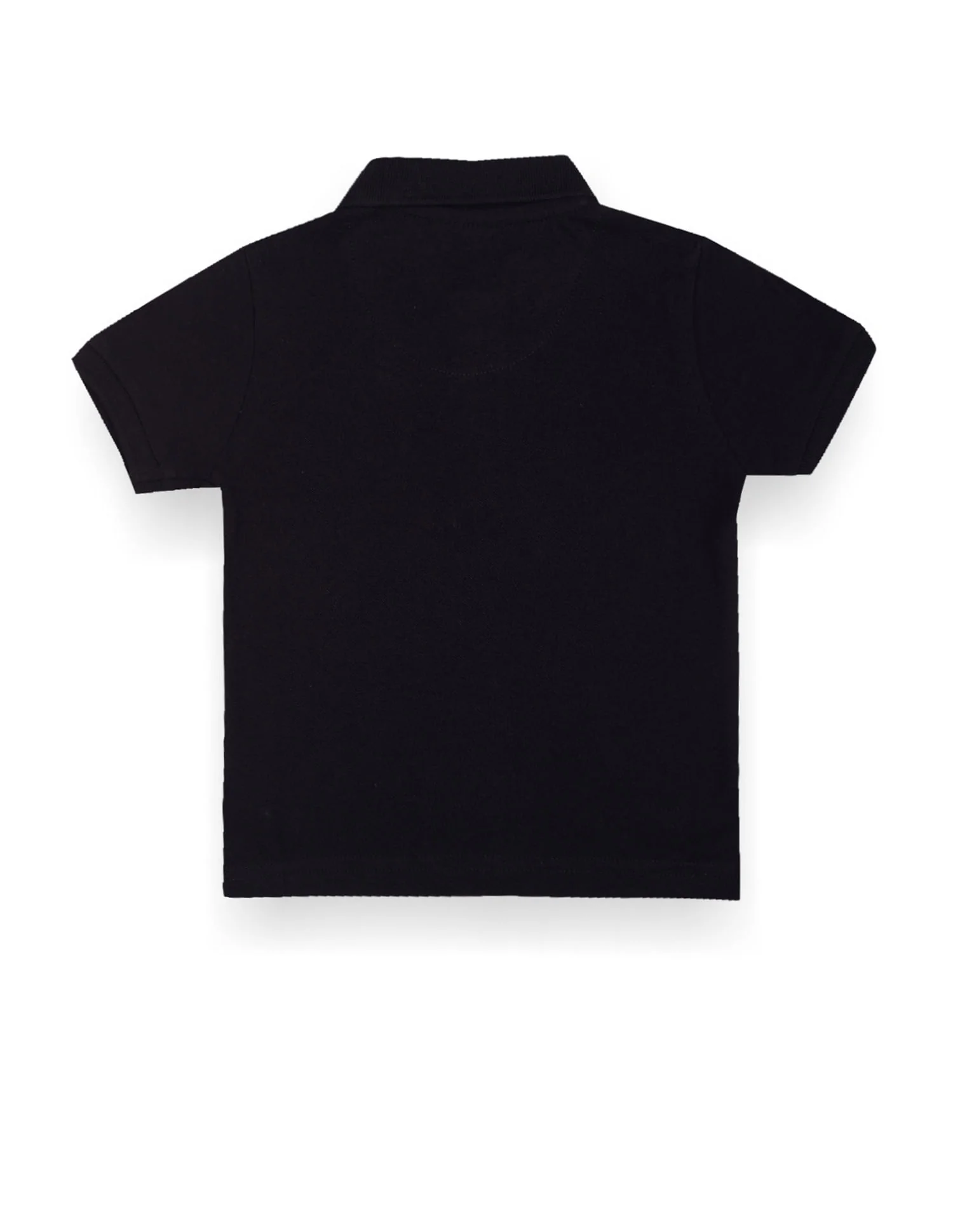 Pure Cotton Solid Polo Shirt - Image 2