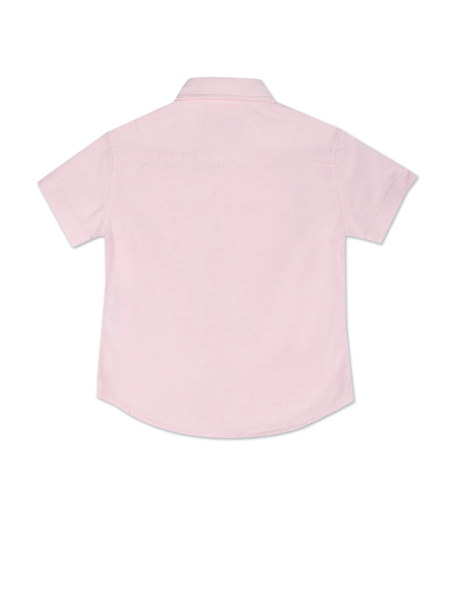 Pure Cotton Solid Shirt - Image 2