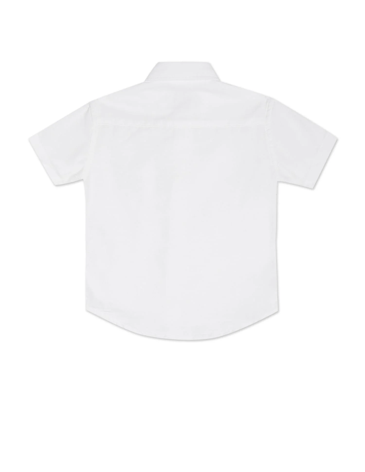Pure Cotton Solid Shirt - Image 2