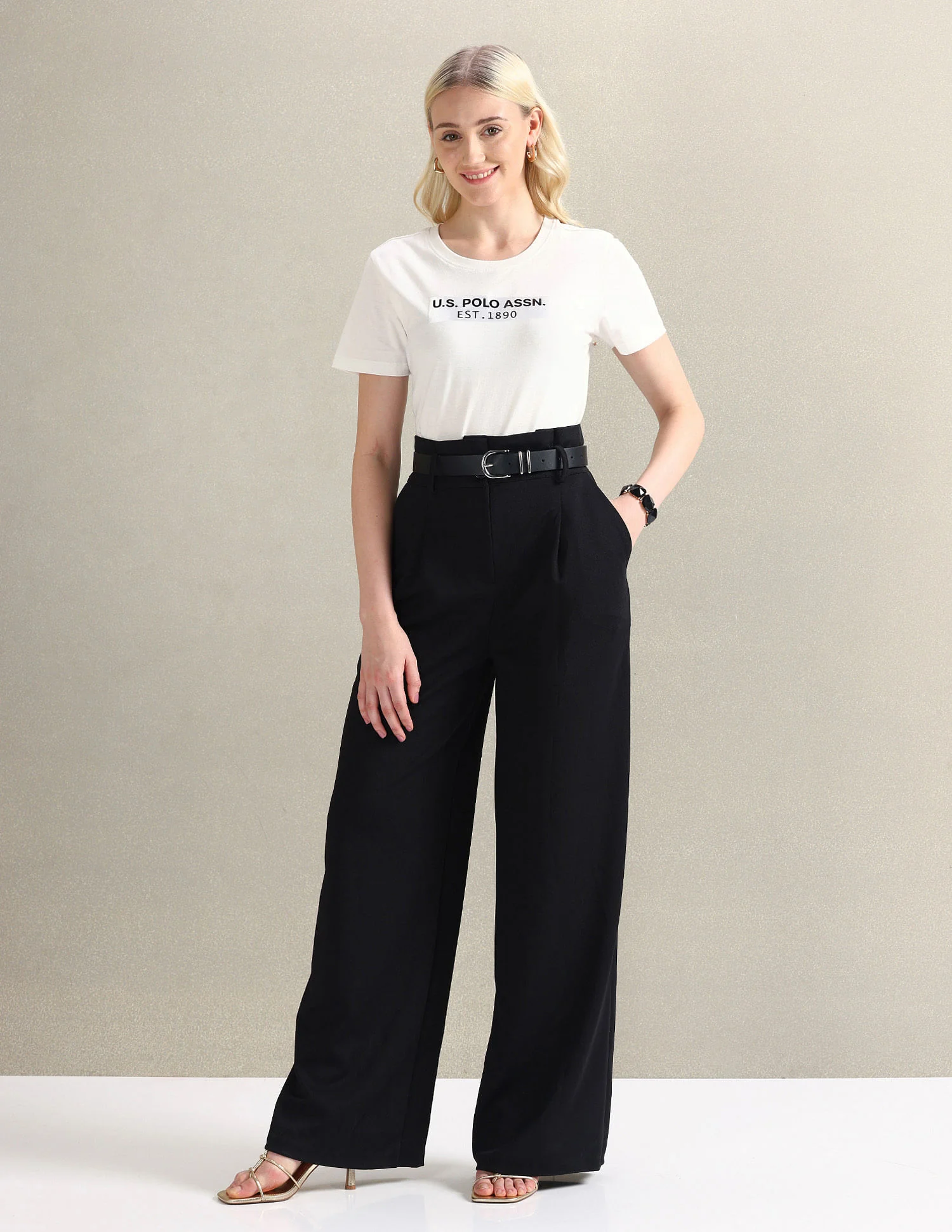 Pure Cotton Sticker Print T-Shirt - Image 3