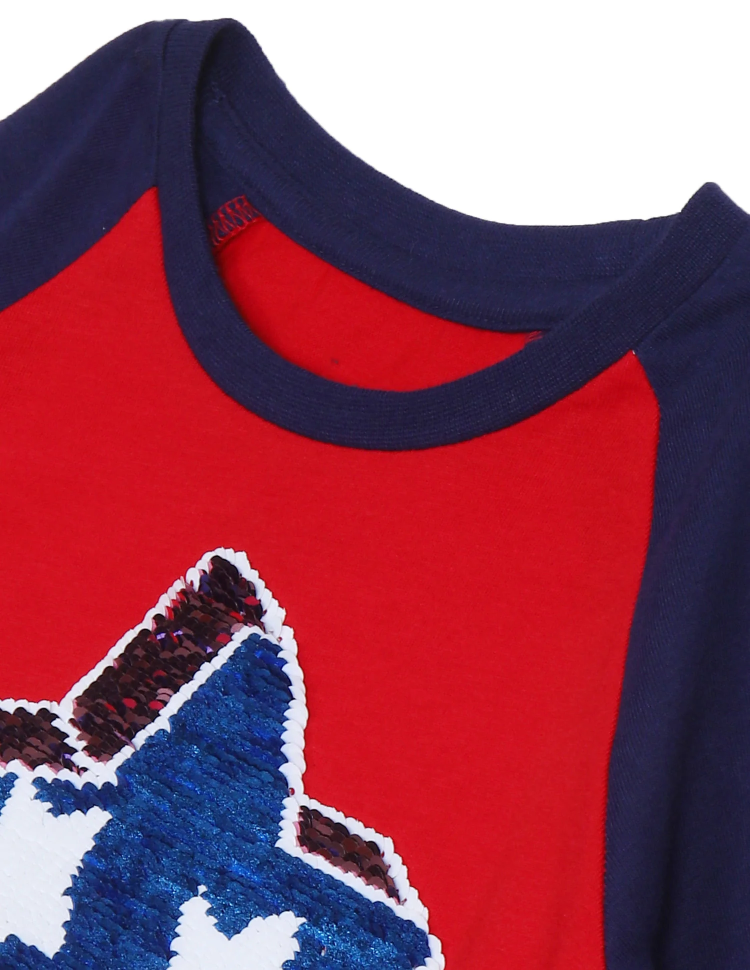 Raglan Sleeve Embellished T-Shirt - Image 4