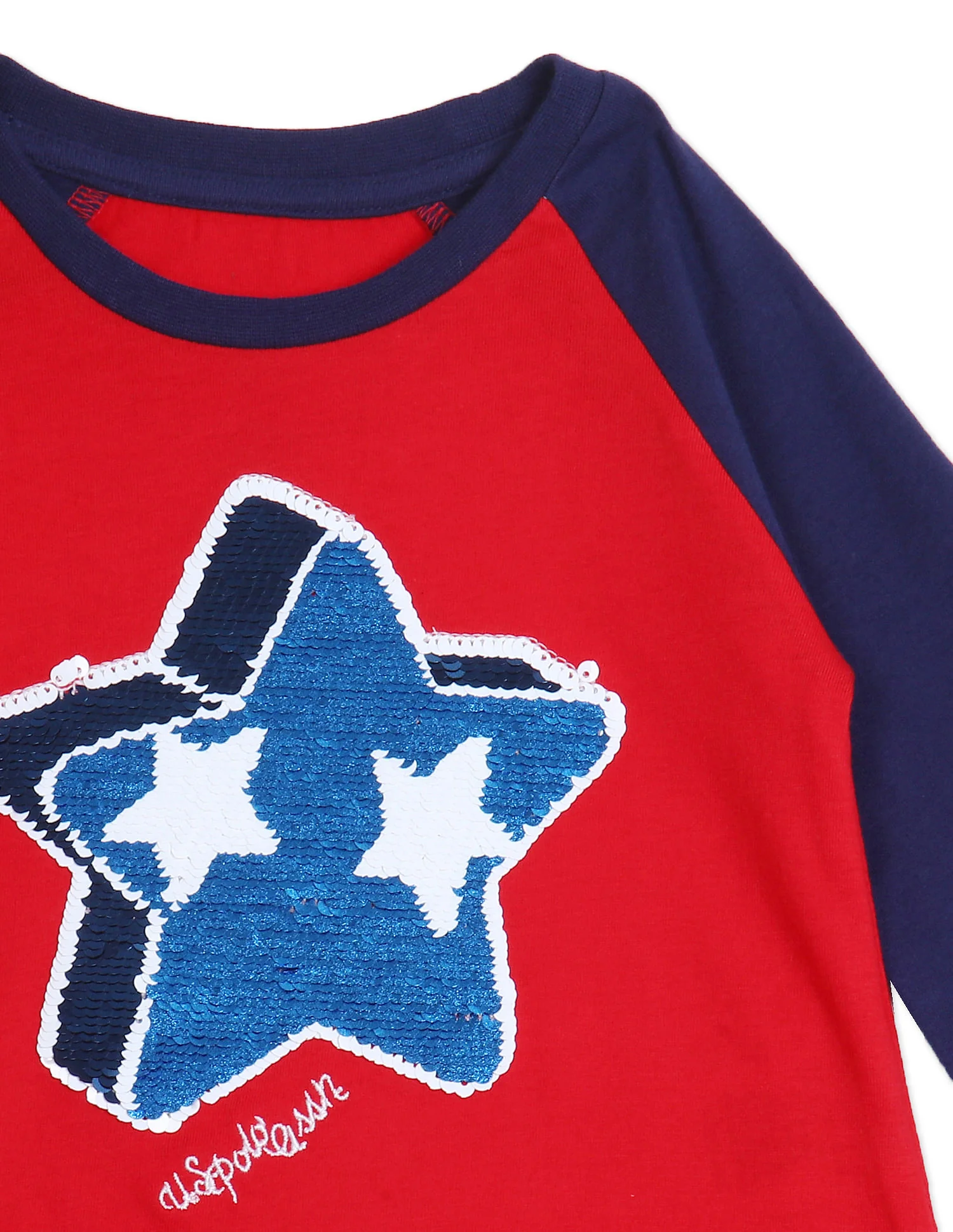 Raglan Sleeve Embellished T-Shirt - Image 5