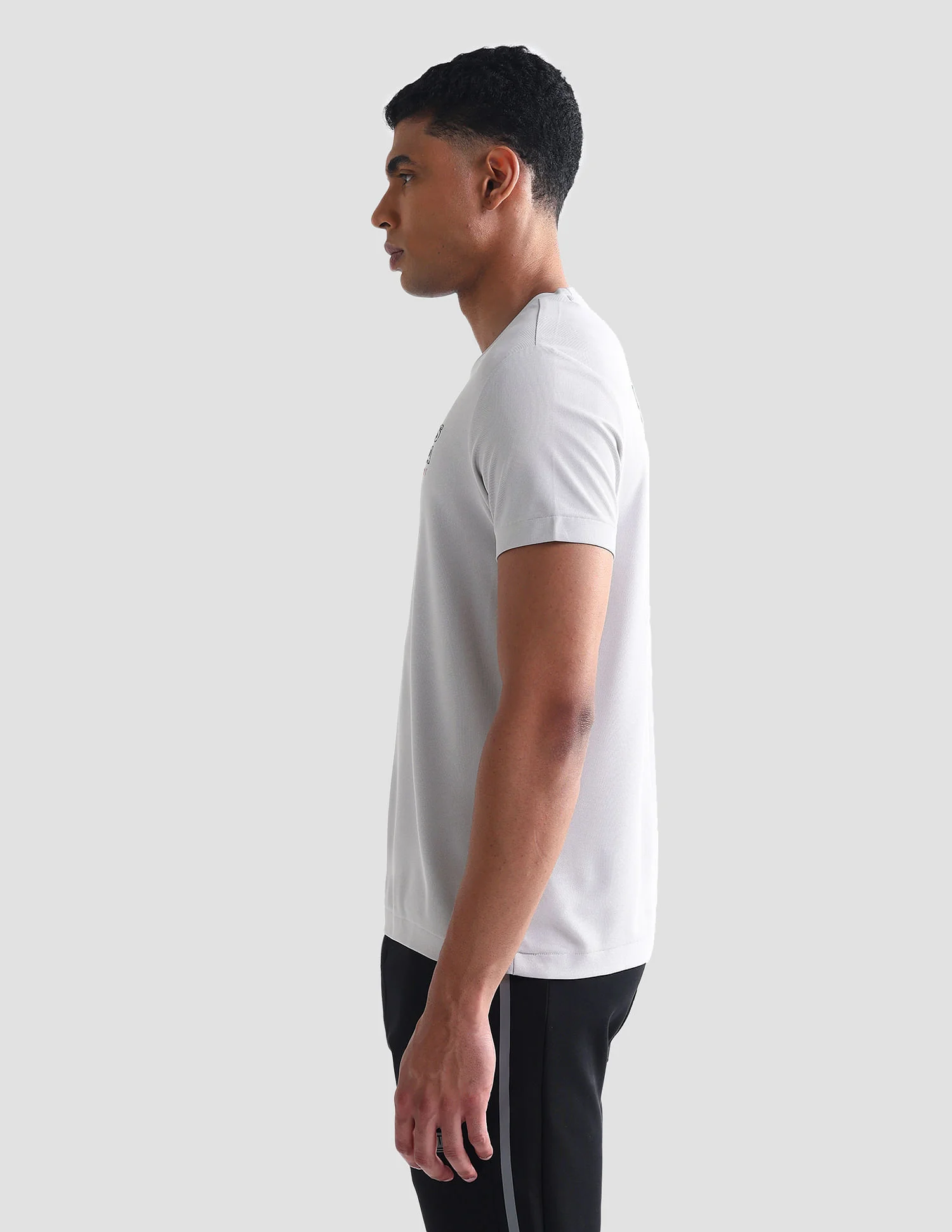Rear Typographic Print Slim Fit T-Shirt - Image 4