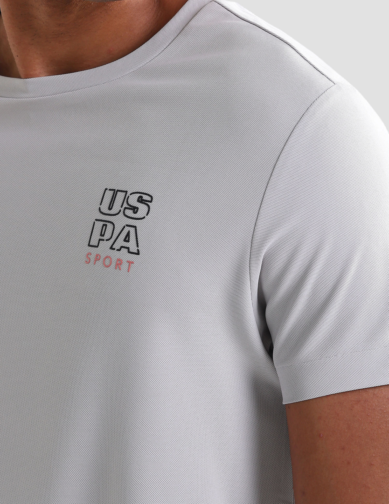 Rear Typographic Print Slim Fit T-Shirt - Image 8