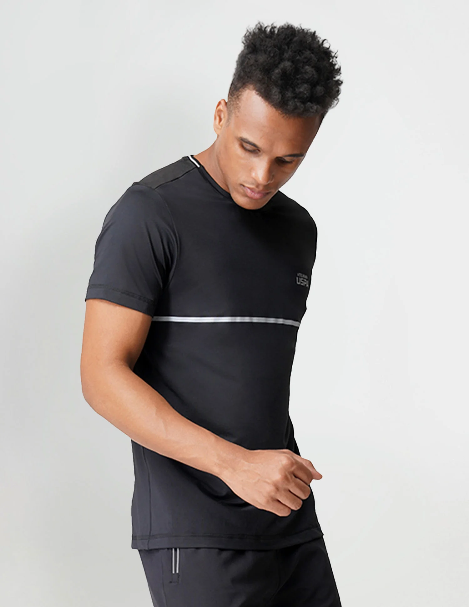 Reflective Logo Crew Neck I715 Lounge T-Shirt - Pack Of 1 - Image 3