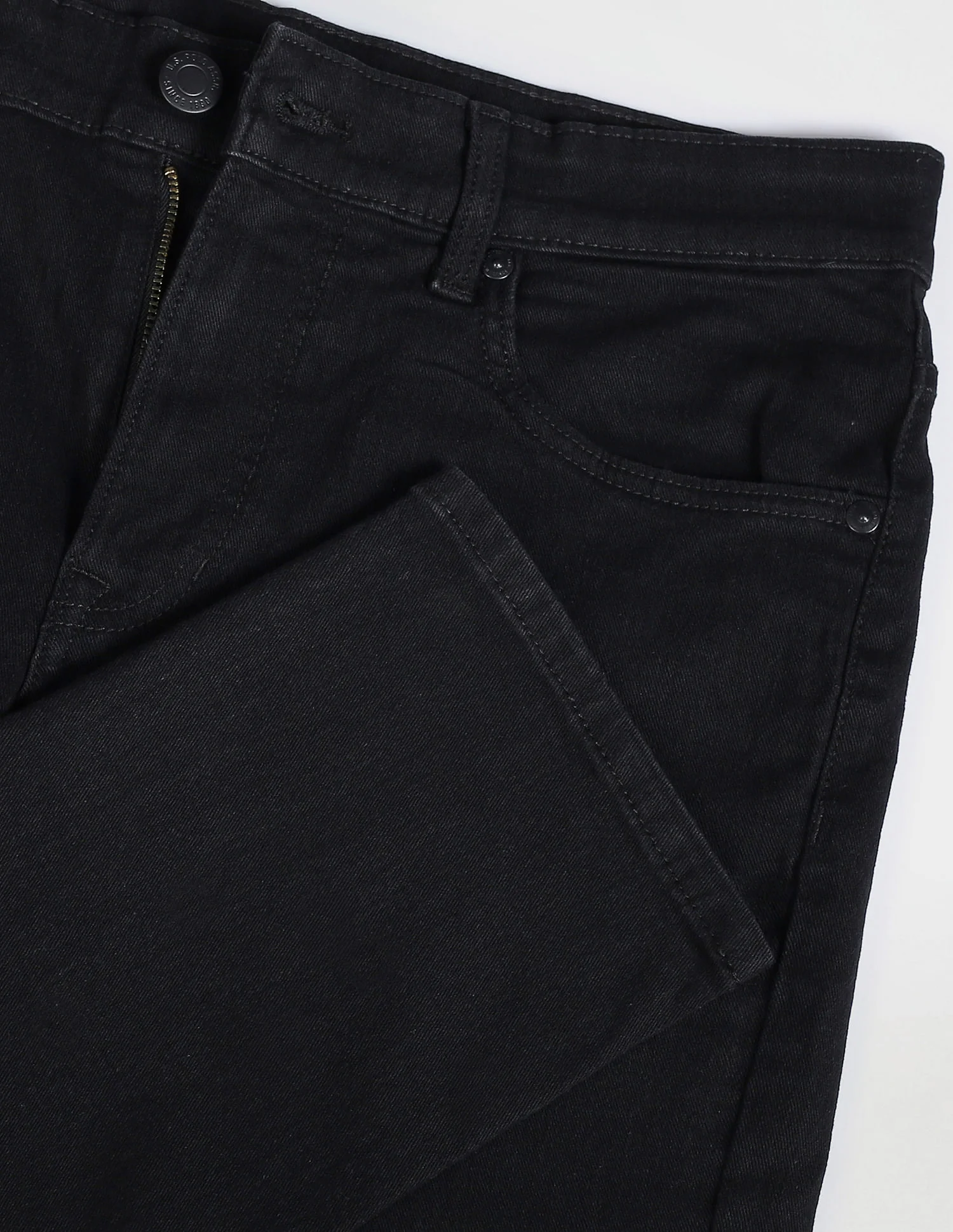 Regallo Skinny Fit Black Jeans - Image 2