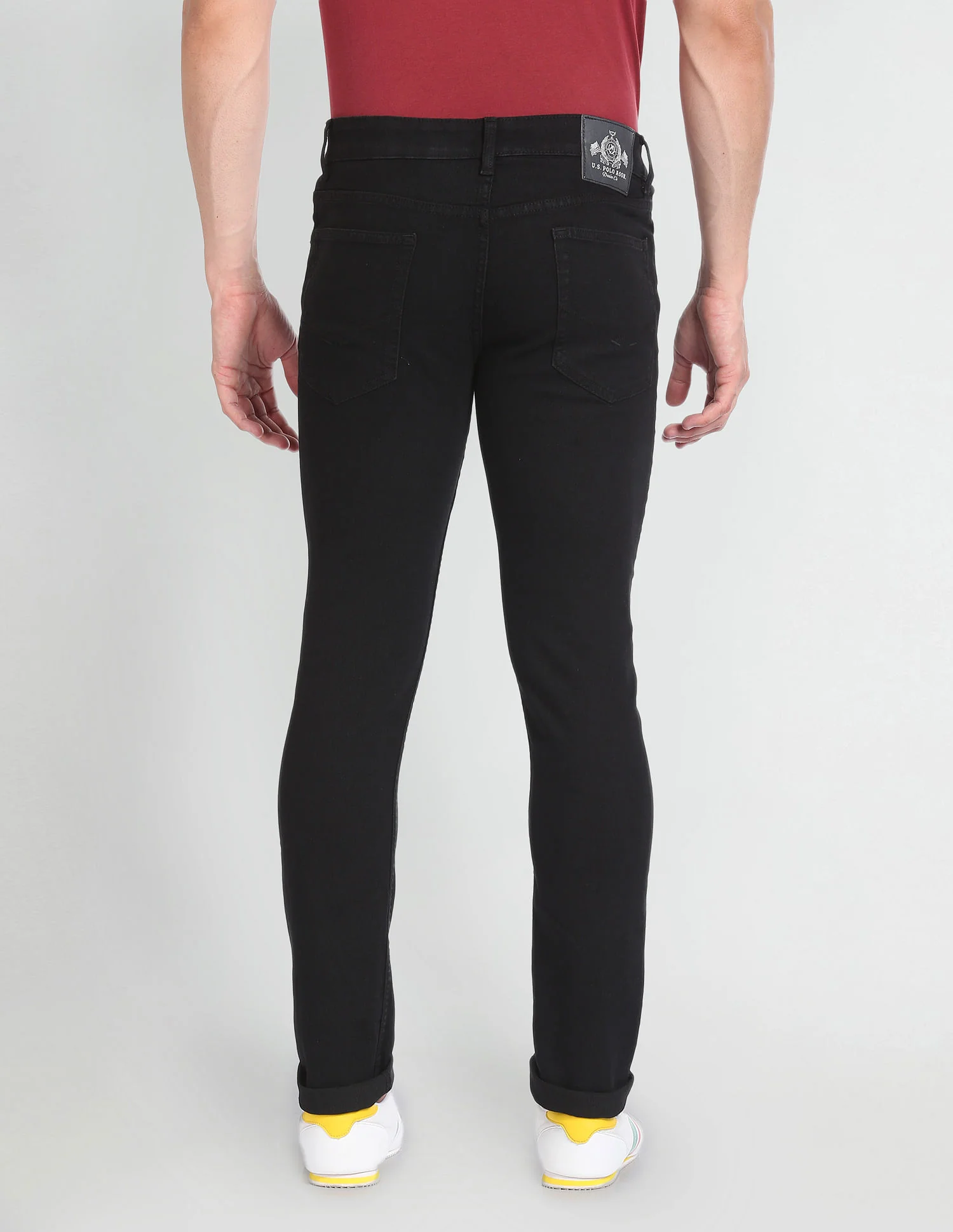 Regallo Skinny Fit Black Jeans - Image 5