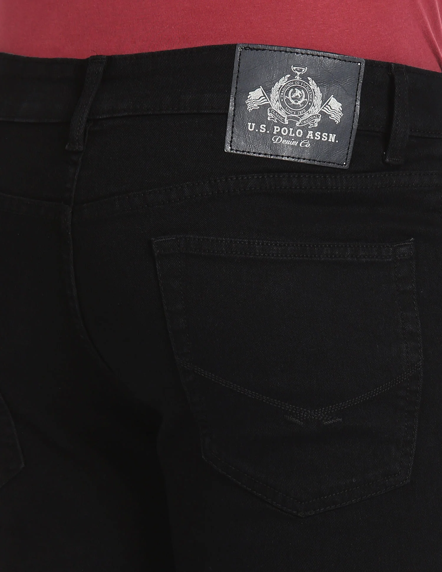 Regallo Skinny Fit Black Jeans - Image 7