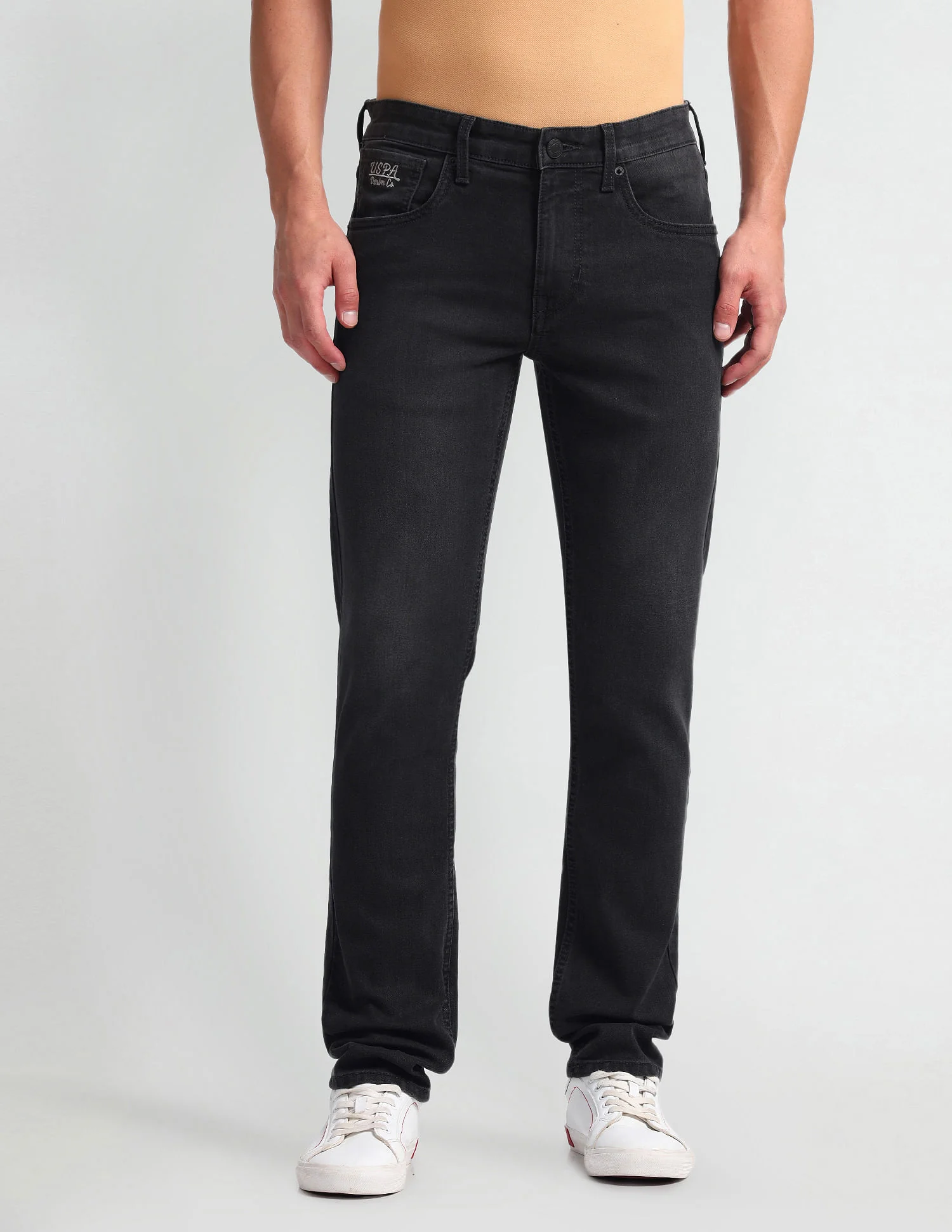 Regallo Skinny Fit Black Jeans - Image 6