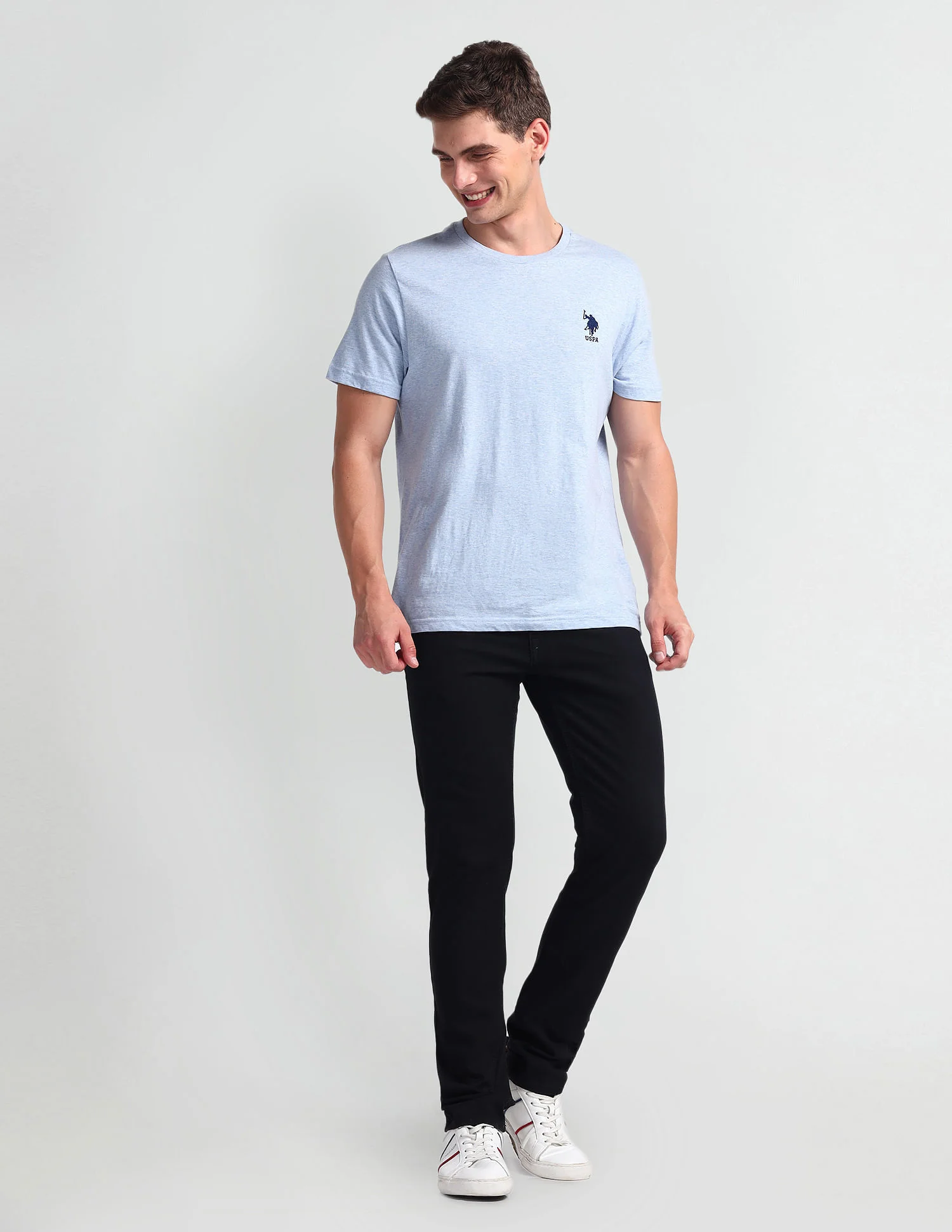 Regallo Skinny Fit Black Jeans - Image 3