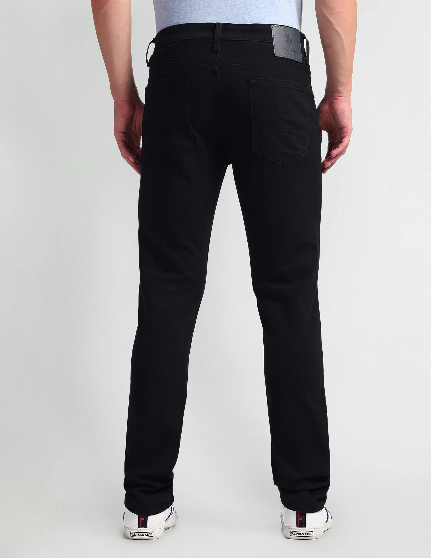 Regallo Skinny Fit Black Jeans - Image 5