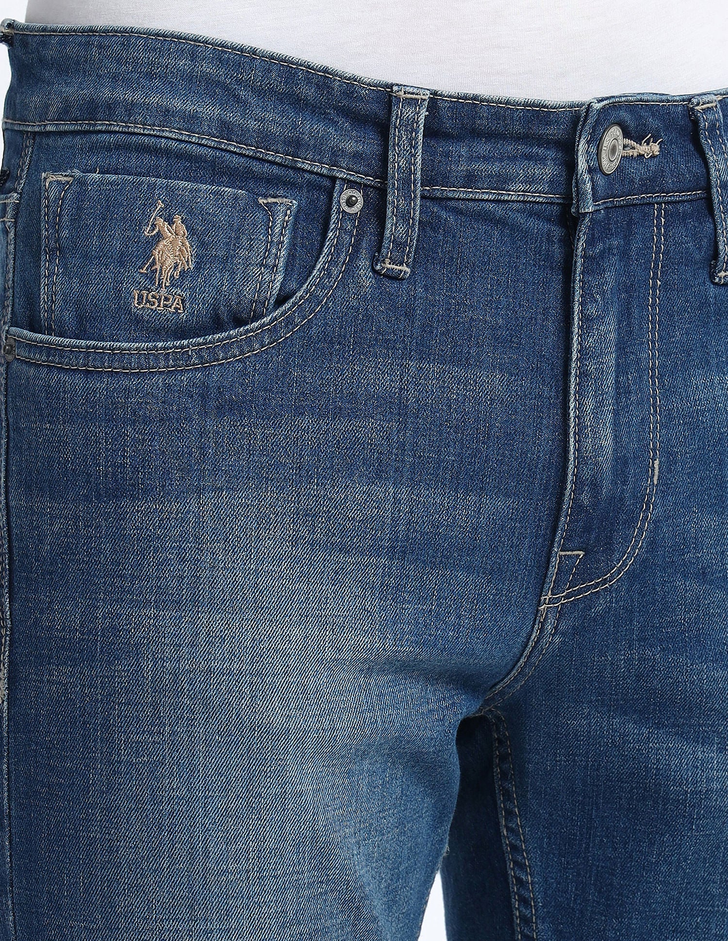 Regallo Skinny Fit Blue Jeans - Image 7