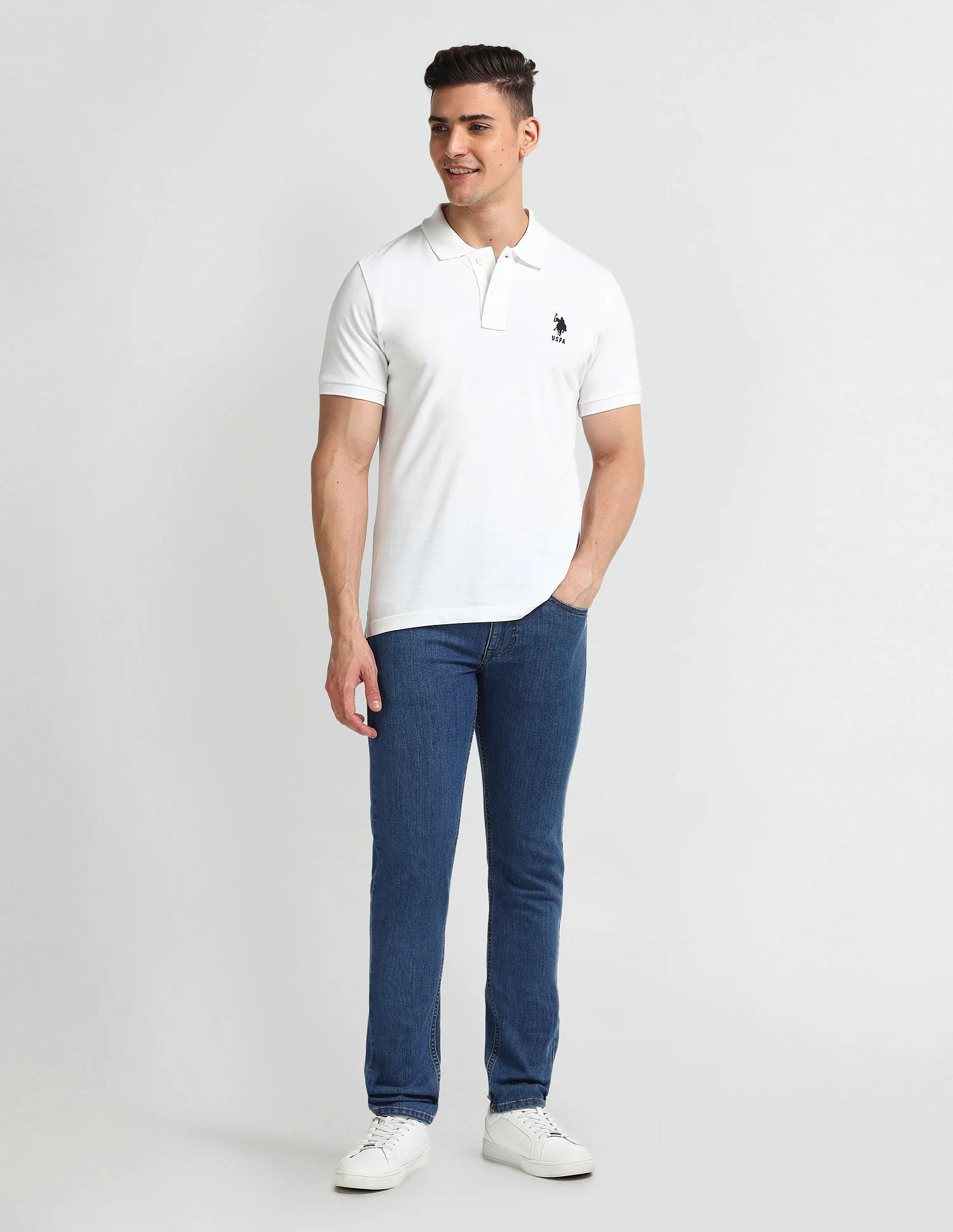 Regallo Skinny Fit Blue Jeans - Image 3
