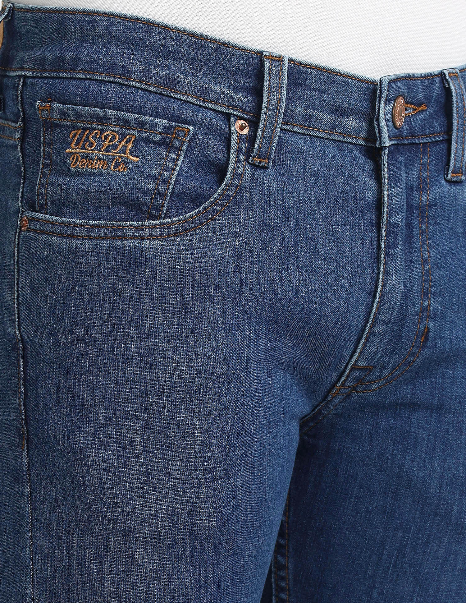 Regallo Skinny Fit Blue Jeans - Image 7