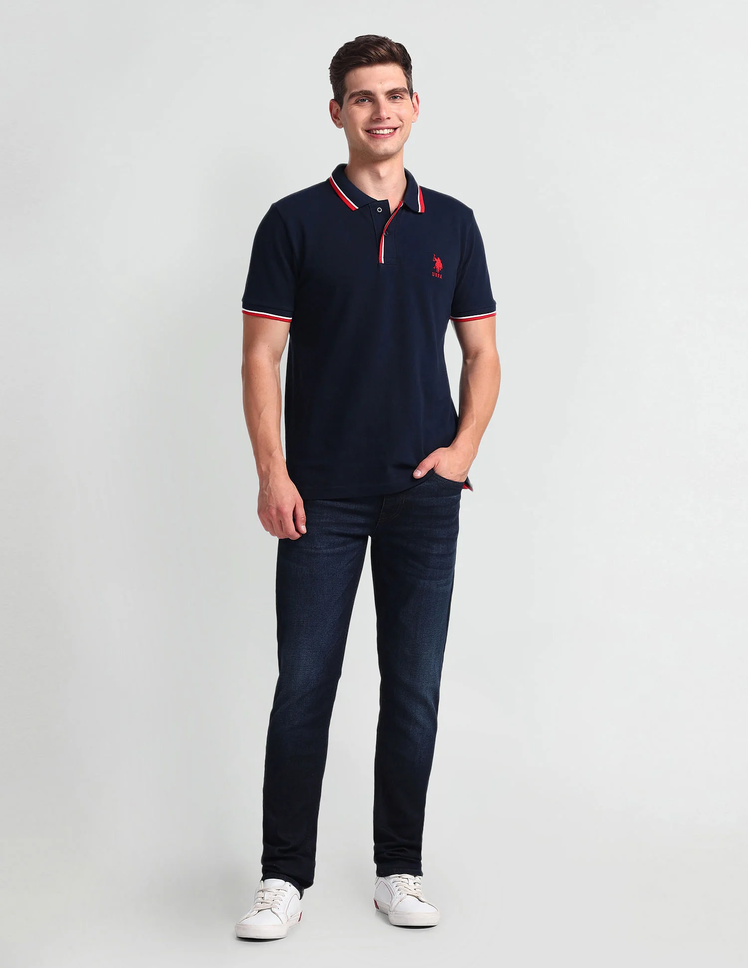 Regallo Skinny Fit Blue Jeans - Image 3
