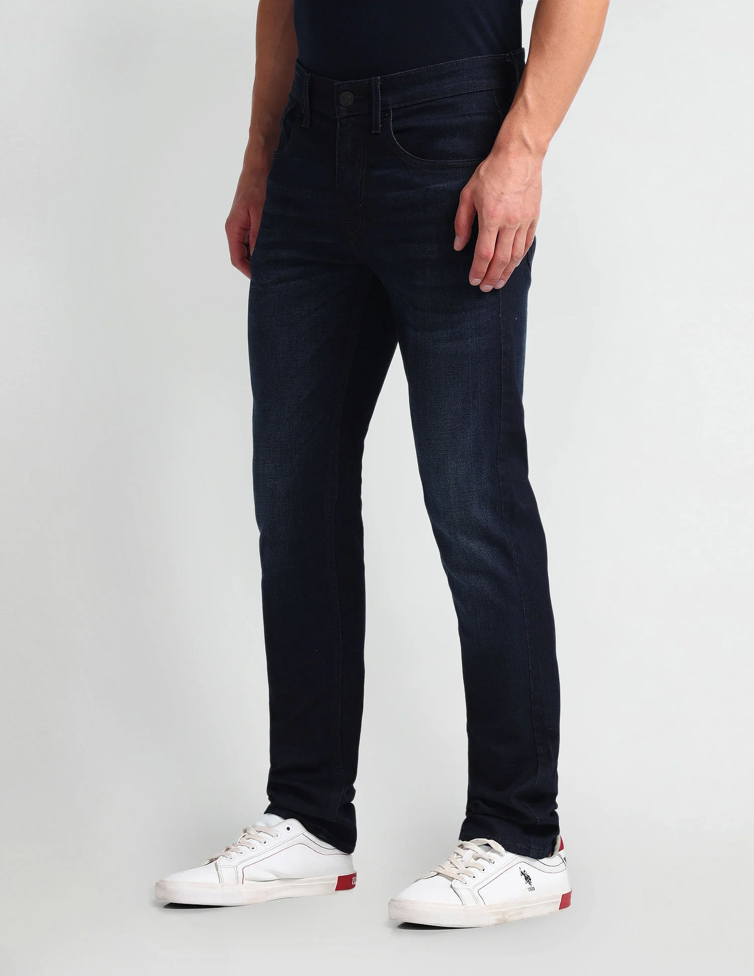 Regallo Skinny Fit Blue Jeans - Image 4