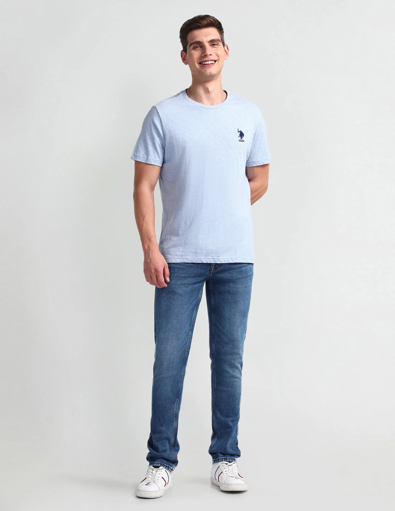 Regallo Skinny Fit Blue Jeans - Image 3