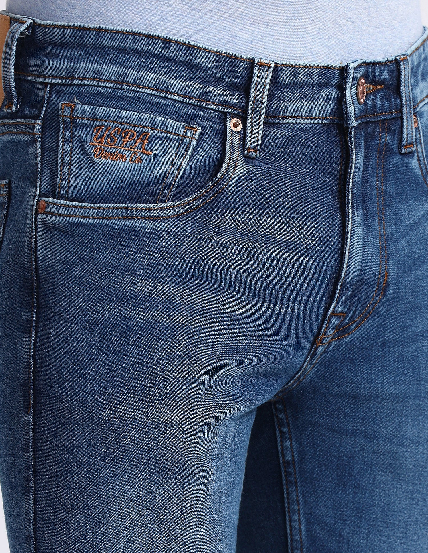 Regallo Skinny Fit Blue Jeans - Image 7