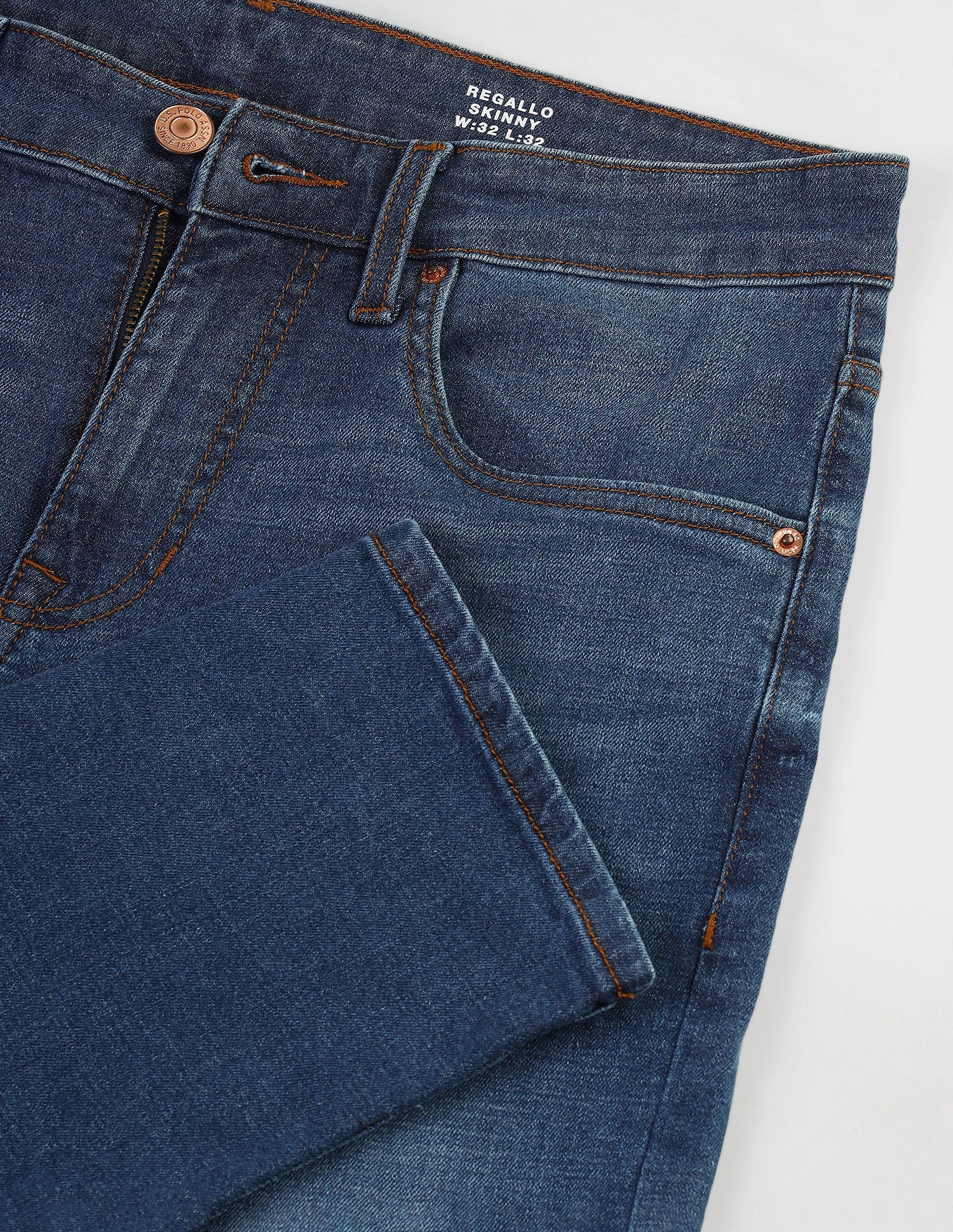 Regallo Skinny Fit Blue Jeans - Image 2