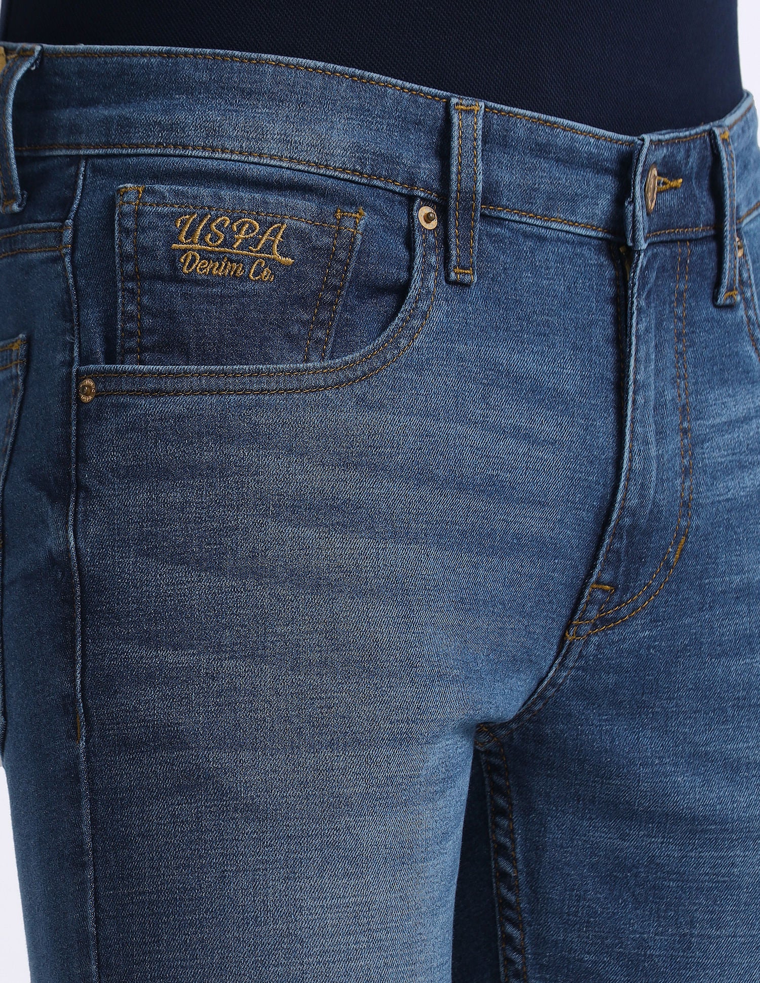 Regallo Skinny Fit Blue Jeans - Image 7