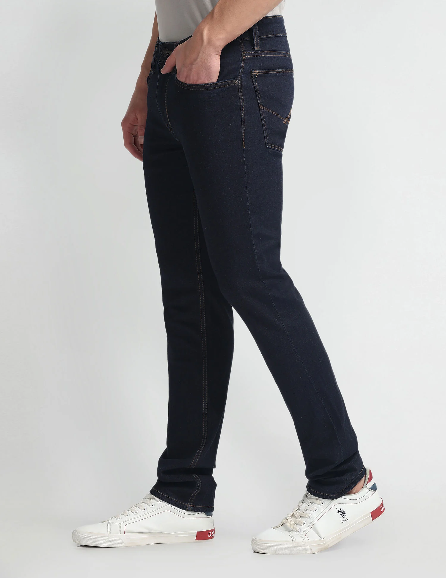 Regallo Skinny Fit Blue Jeans - Image 4