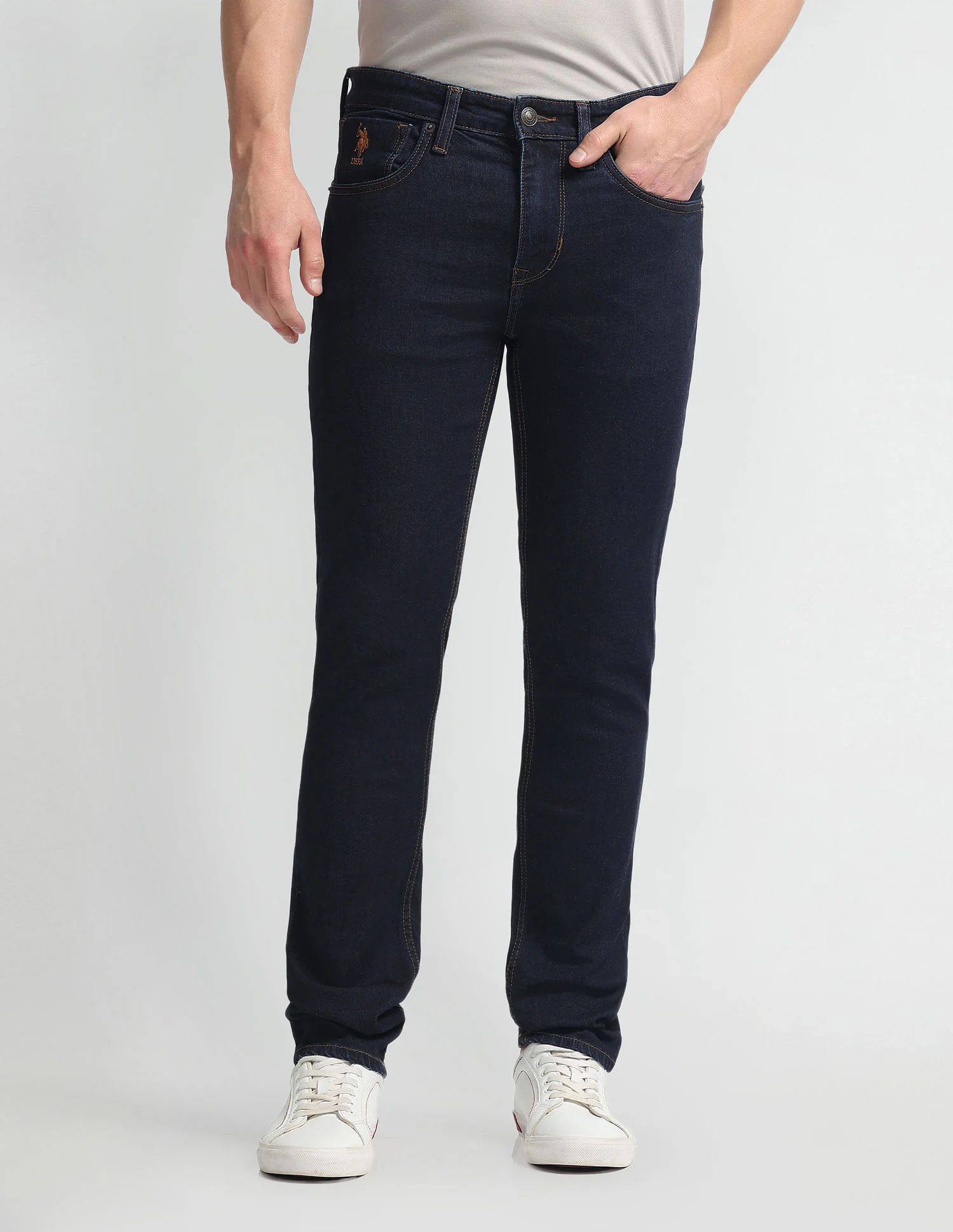 Regallo Skinny Fit Blue Jeans - Image 6