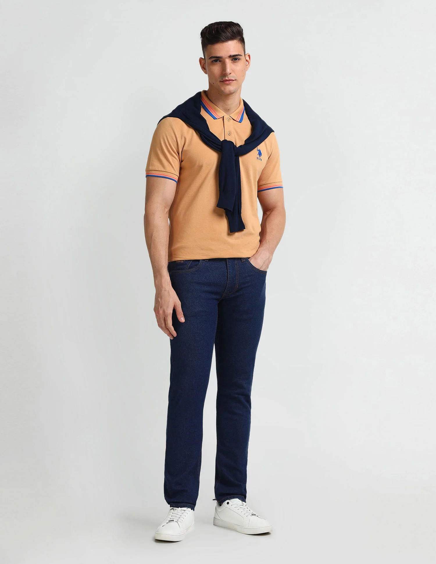 Regallo Skinny Fit Blue Jeans - Image 3