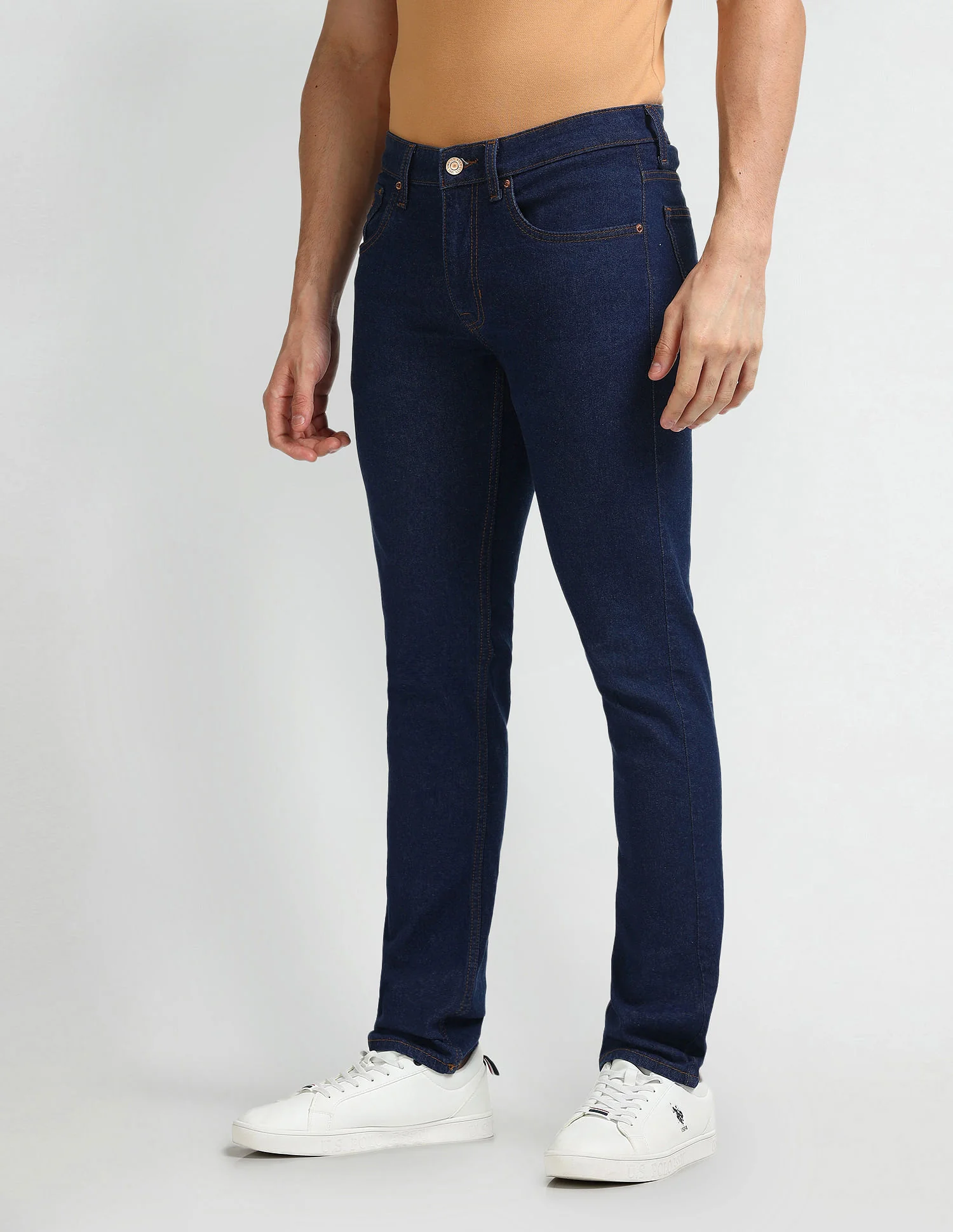 Regallo Skinny Fit Blue Jeans - Image 4