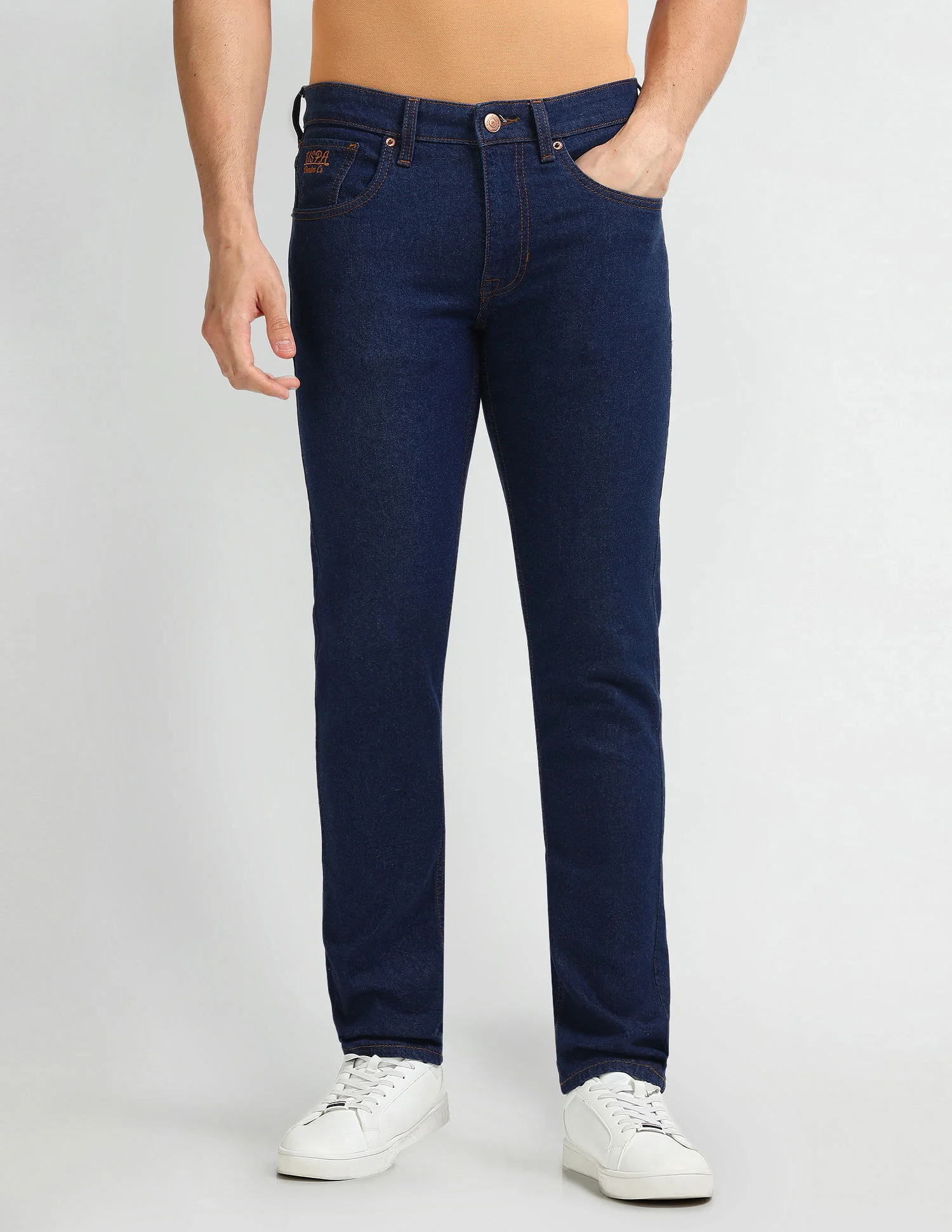 Regallo Skinny Fit Blue Jeans - Image 6