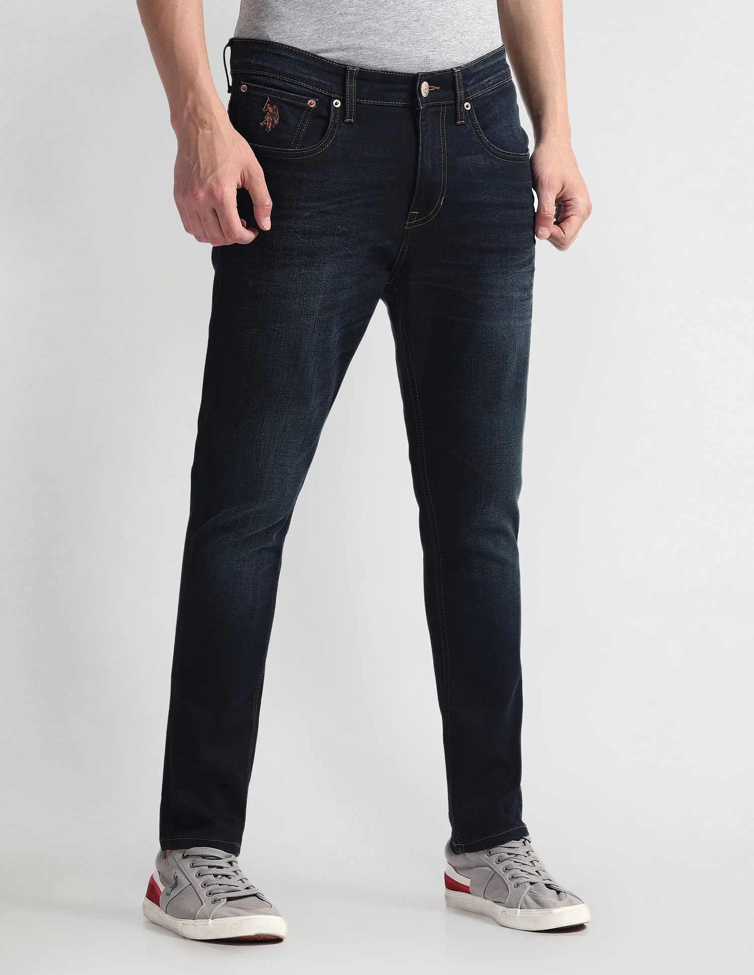 Regallo Skinny Fit Blue Jeans