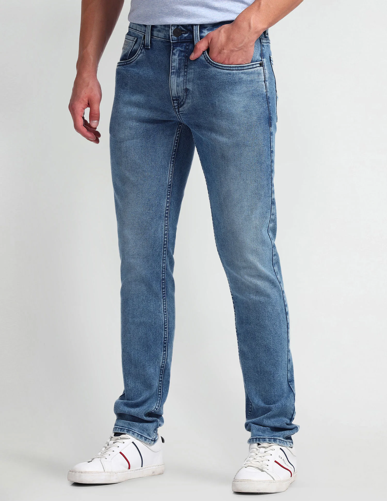 Regallo Skinny Fit Blue Jeans
