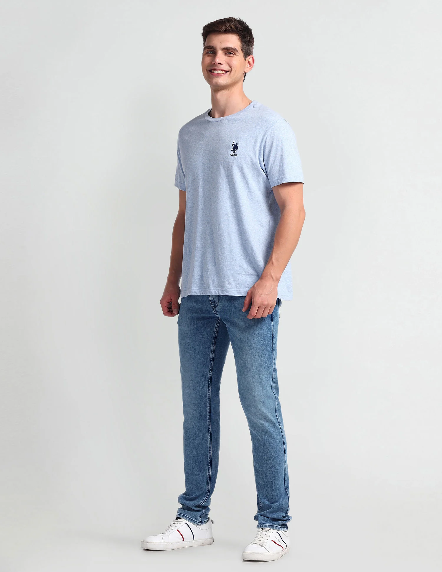 Regallo Skinny Fit Blue Jeans - Image 3