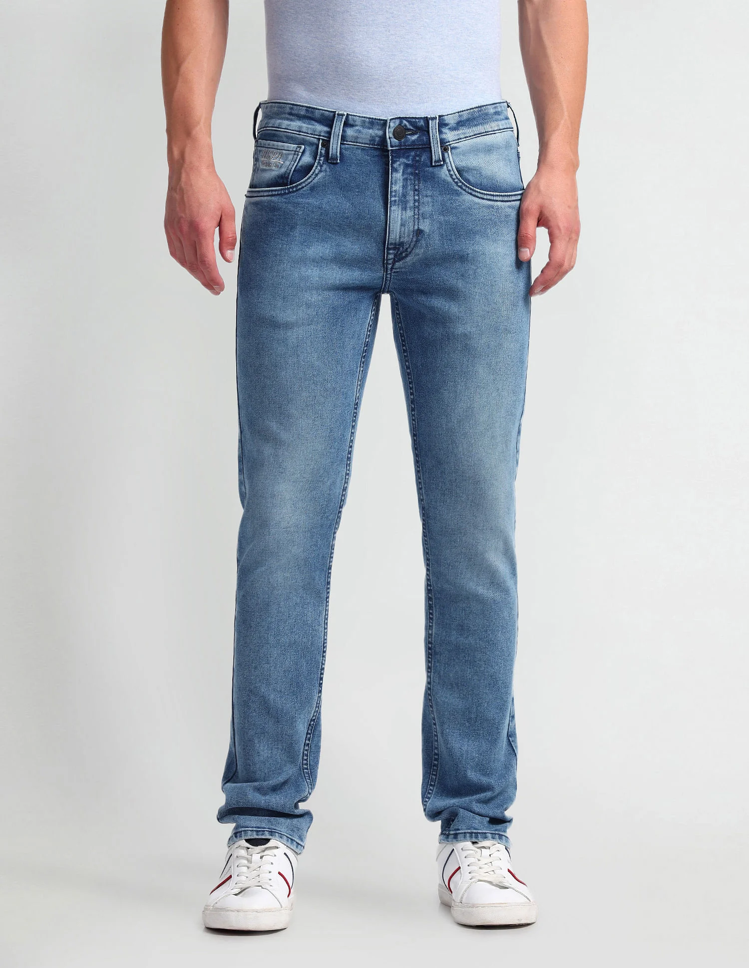 Regallo Skinny Fit Blue Jeans - Image 6